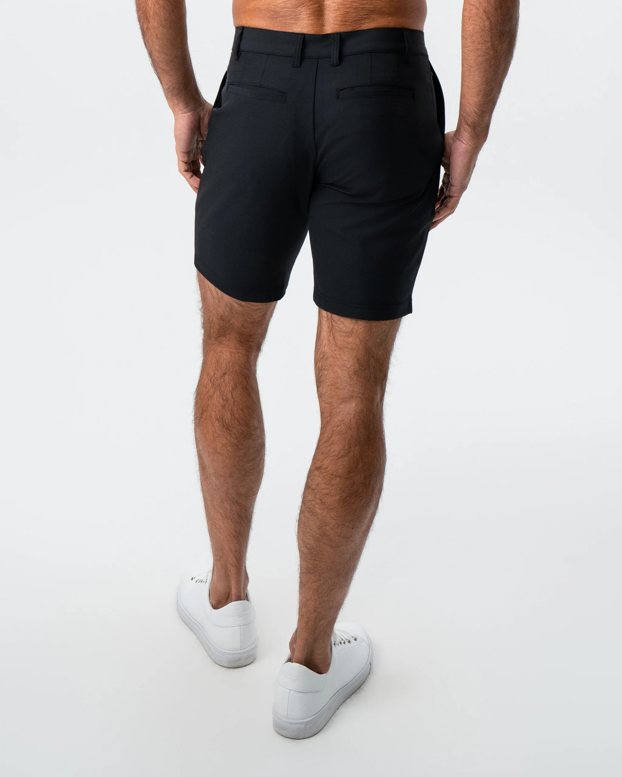 Athletic Fit Shorts - Black - Image 3