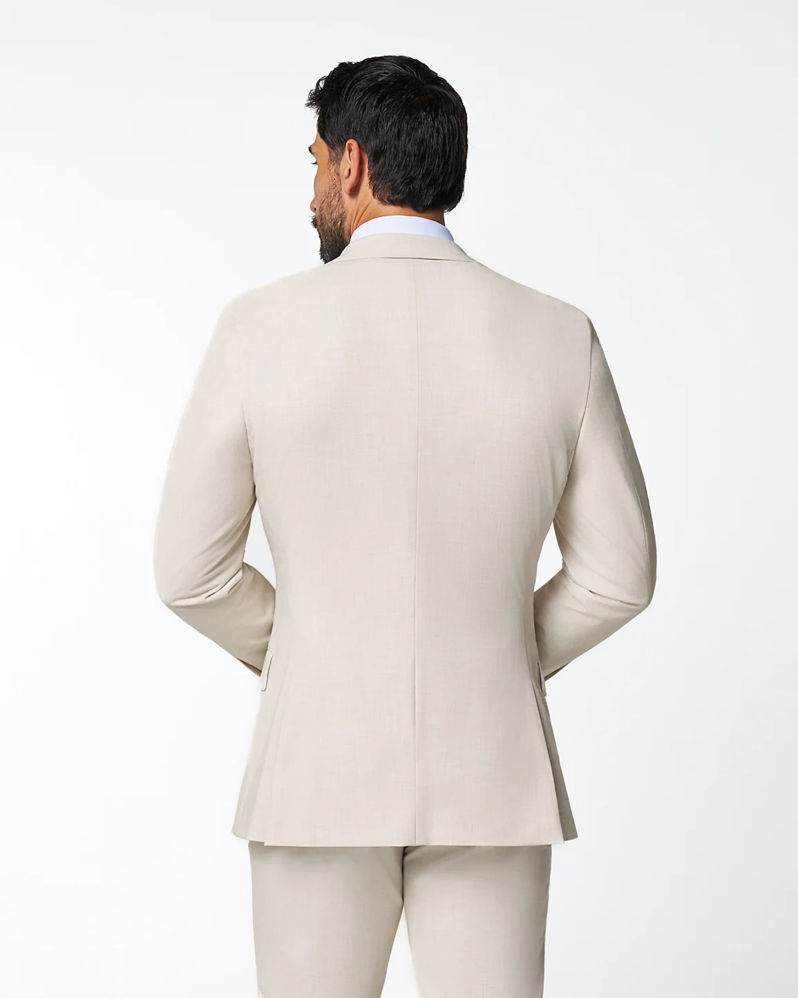 Athletic Fit Stretch Blazer - Lightweight Heathered Bamboo - Image 4