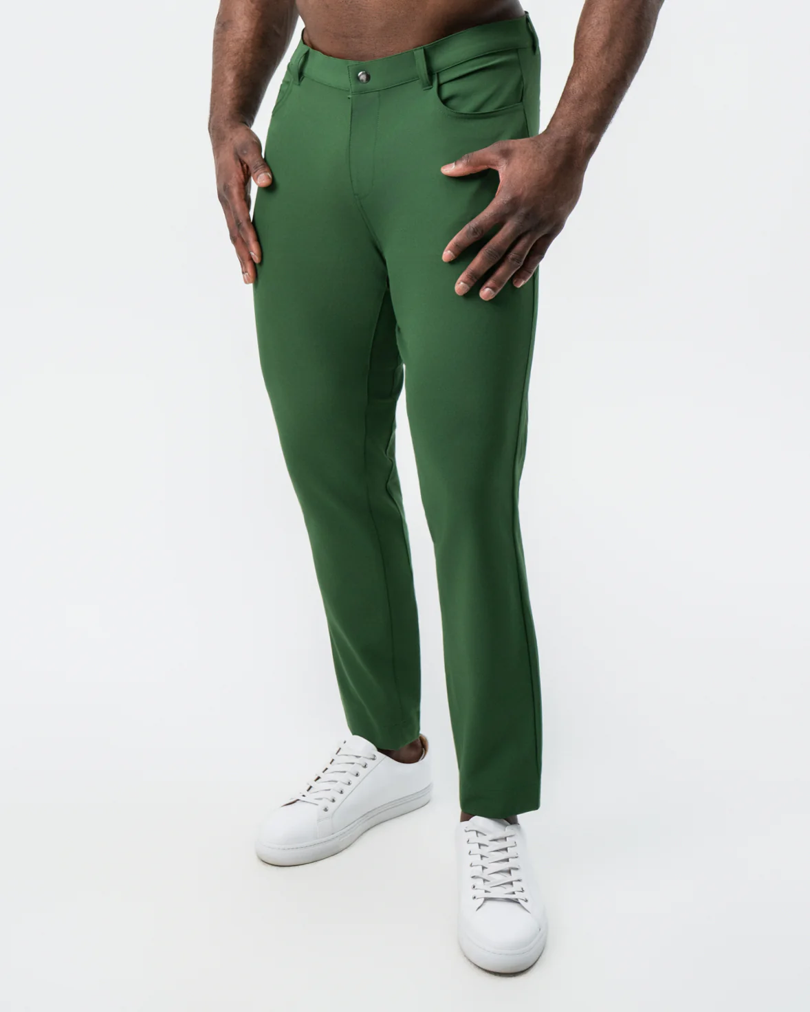 Athletic Fit Stretch Tech Chino - Hunter Green