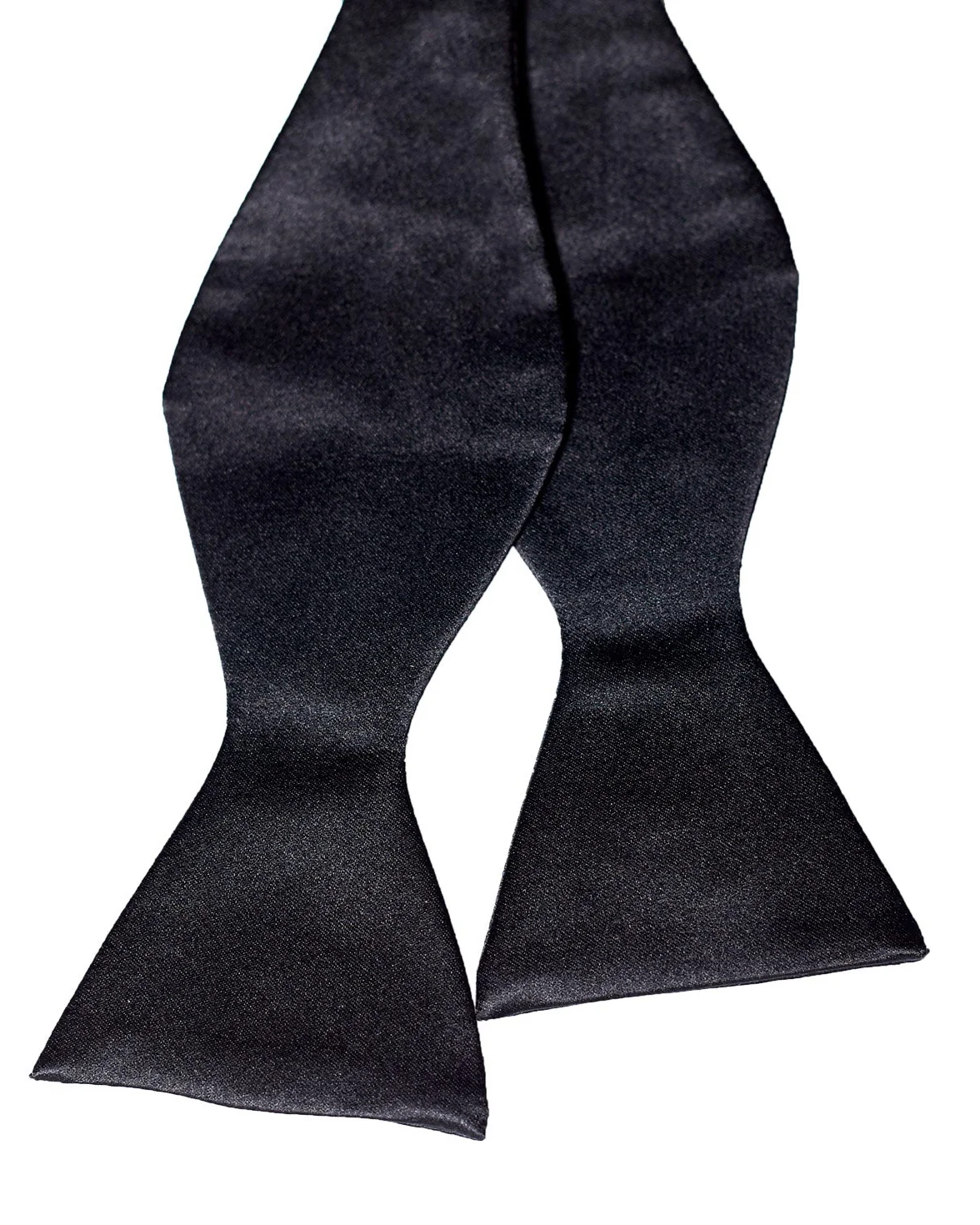 Black Silk Bowtie - Image 2