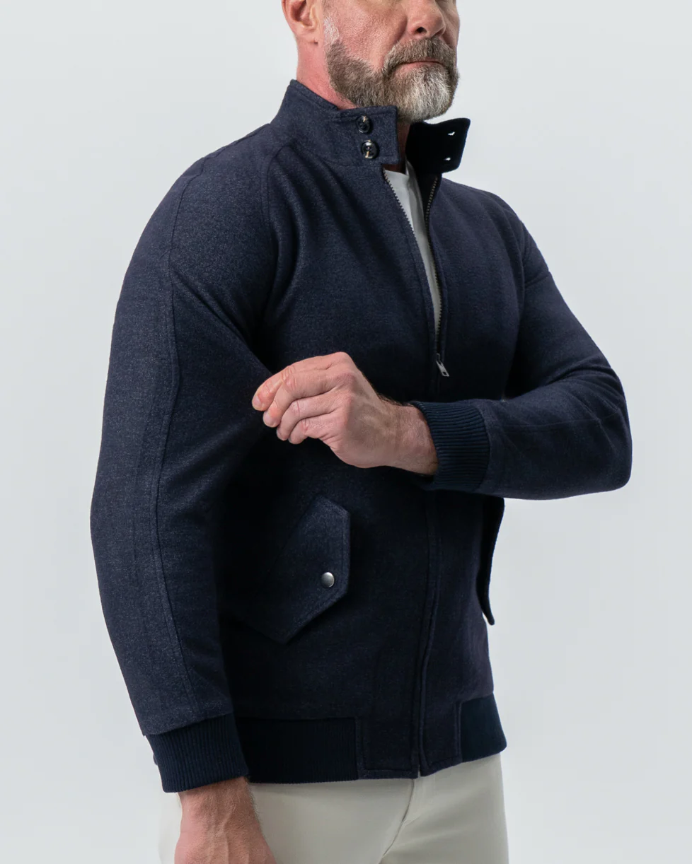 Brushed Bomber - Navy - Image 2