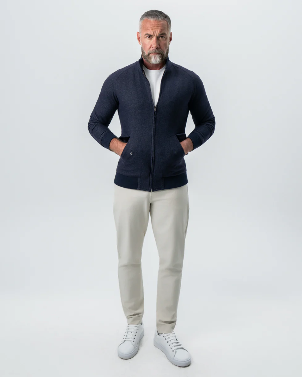 Brushed Bomber - Navy - Image 3