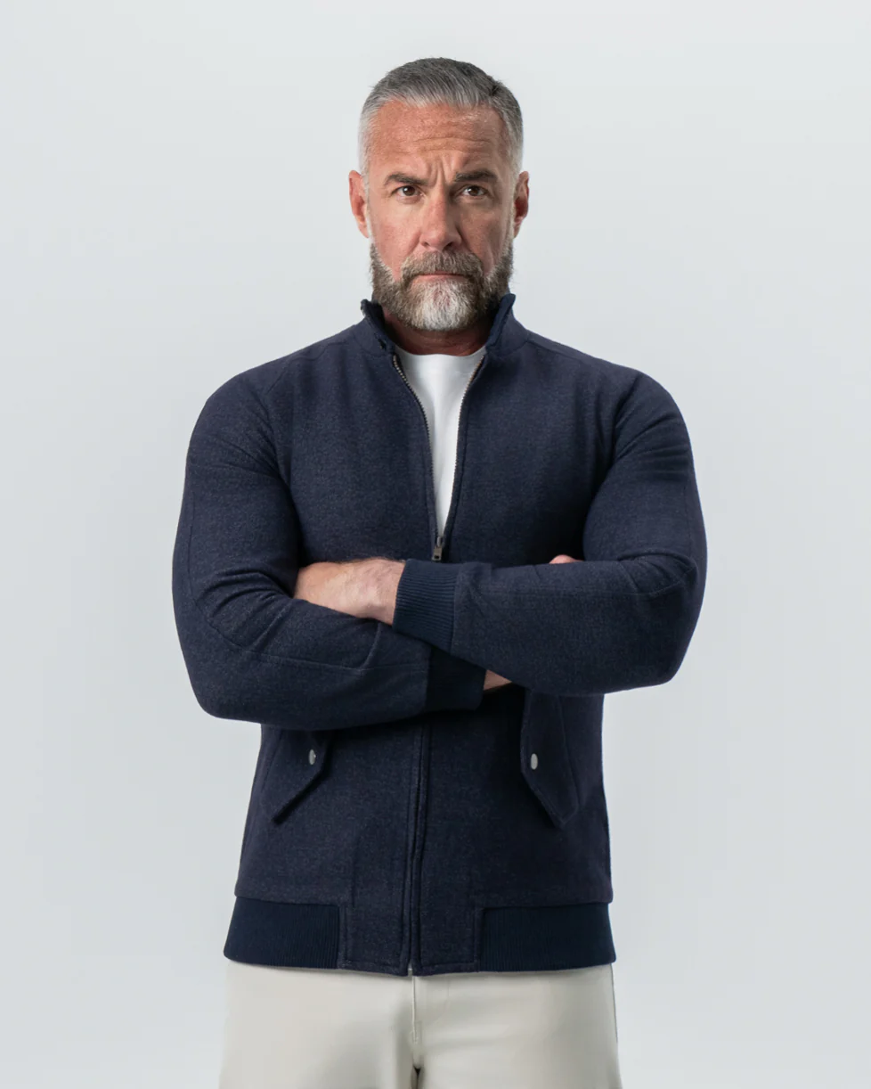 Brushed Bomber - Navy - Image 6