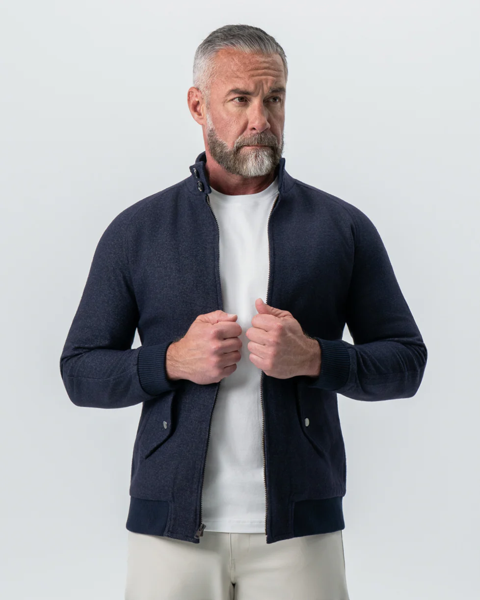 Brushed Bomber - Navy - Image 8