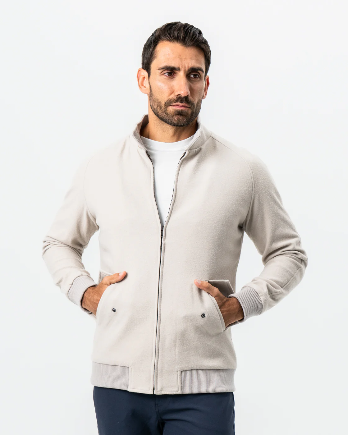 Brushed Bomber - Tan