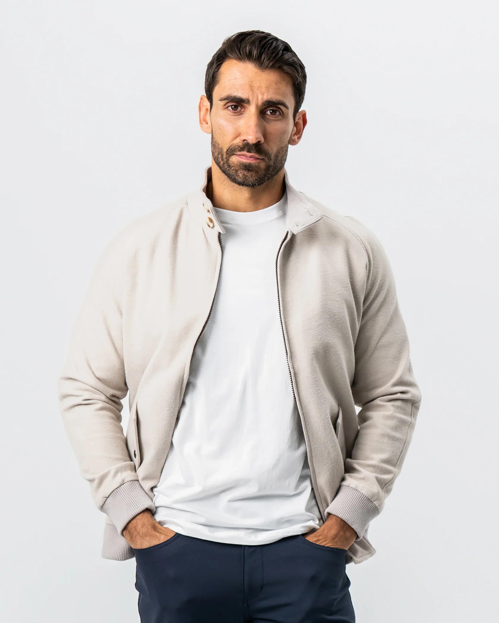 Brushed Bomber - Tan - Image 4