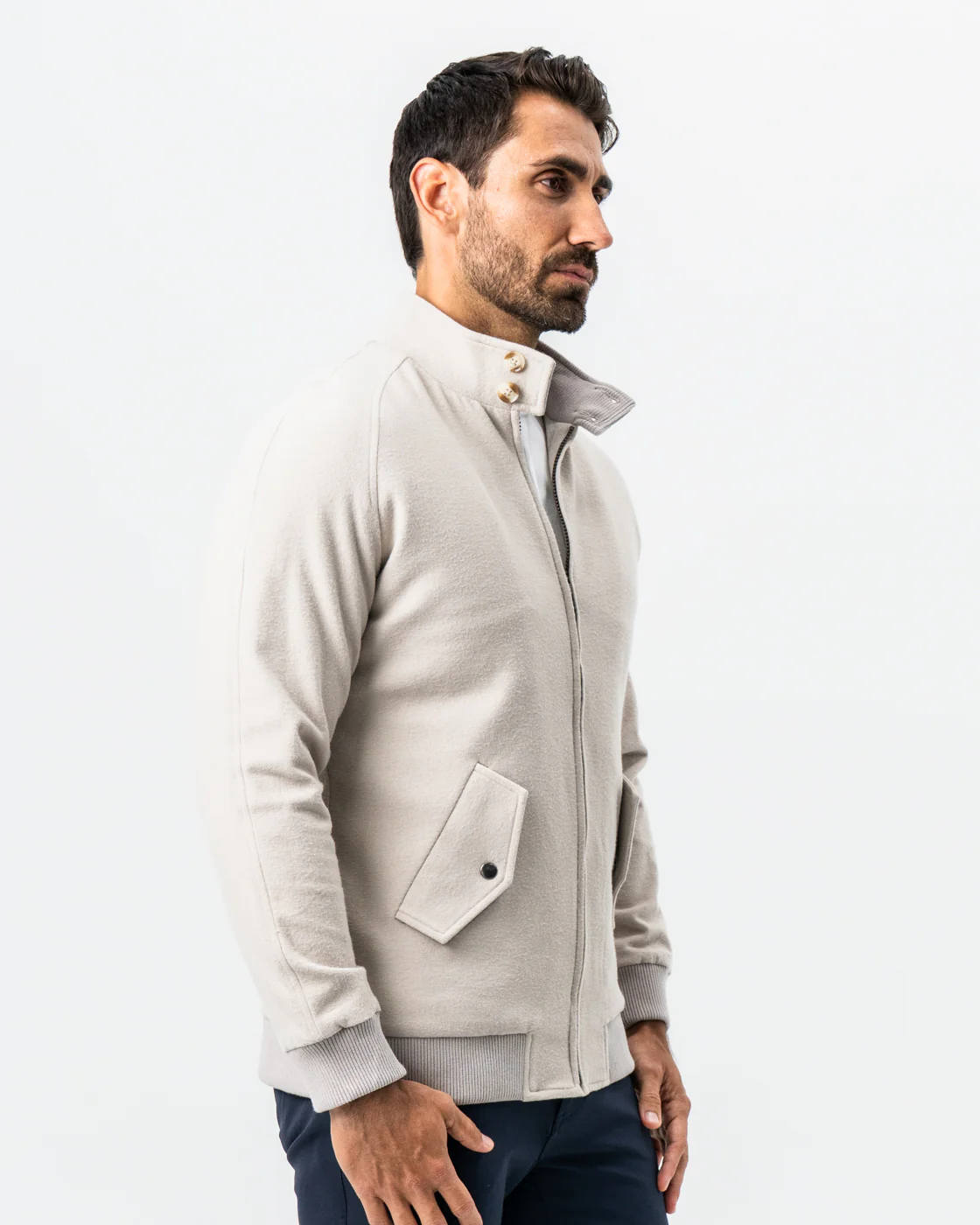 Brushed Bomber - Tan - Image 8