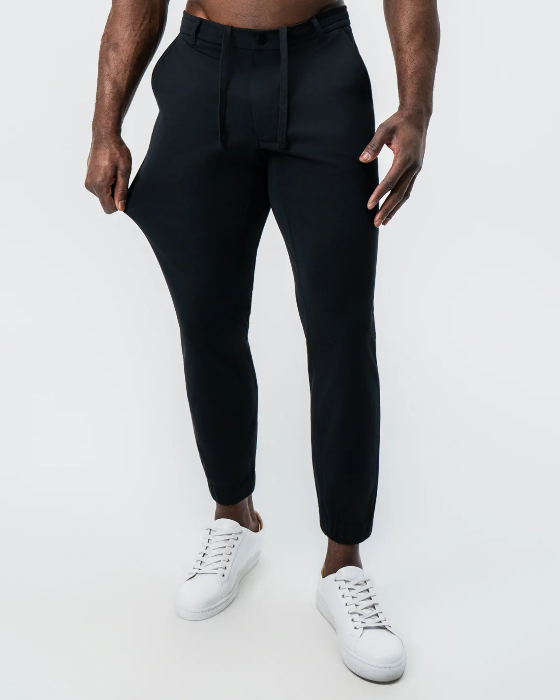 Chino Jogger - Black - Image 2