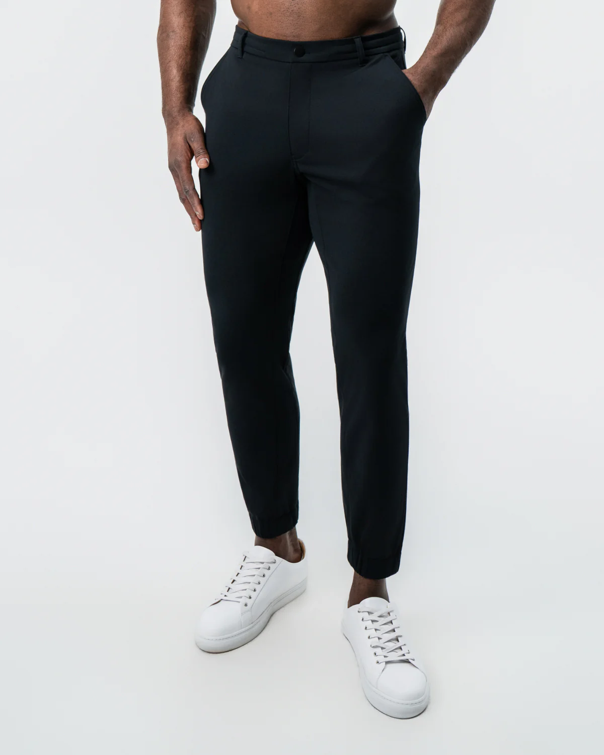 Chino Jogger - Black - Image 3