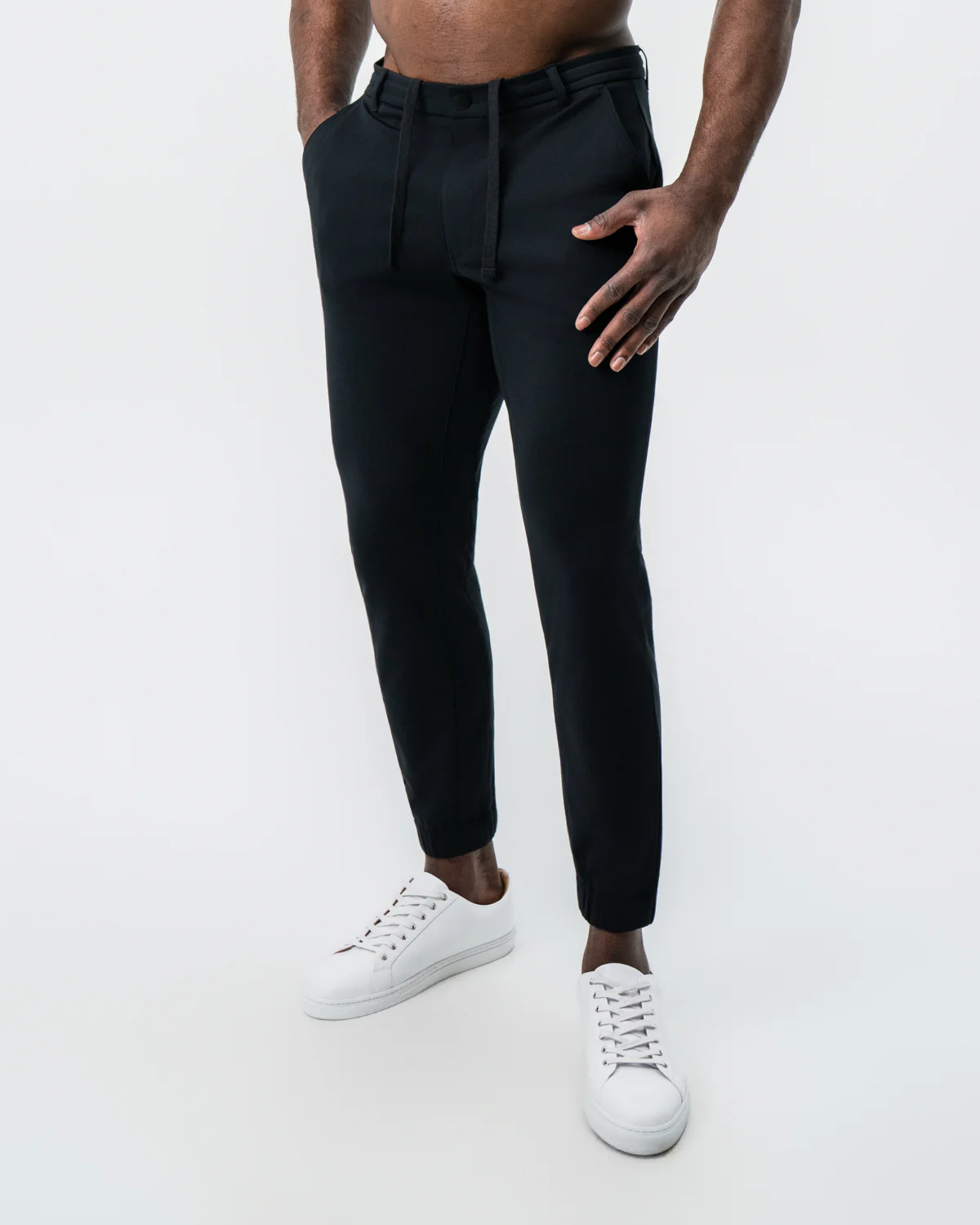Chino Jogger - Black - Image 5