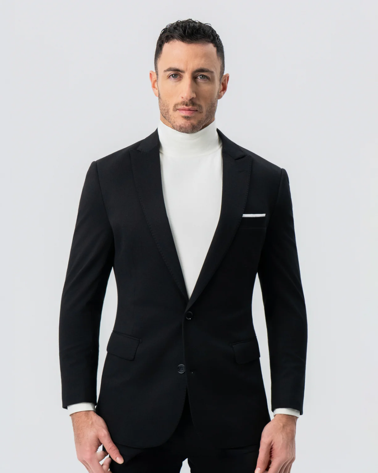 Mock Turtleneck - Cream - Image 6