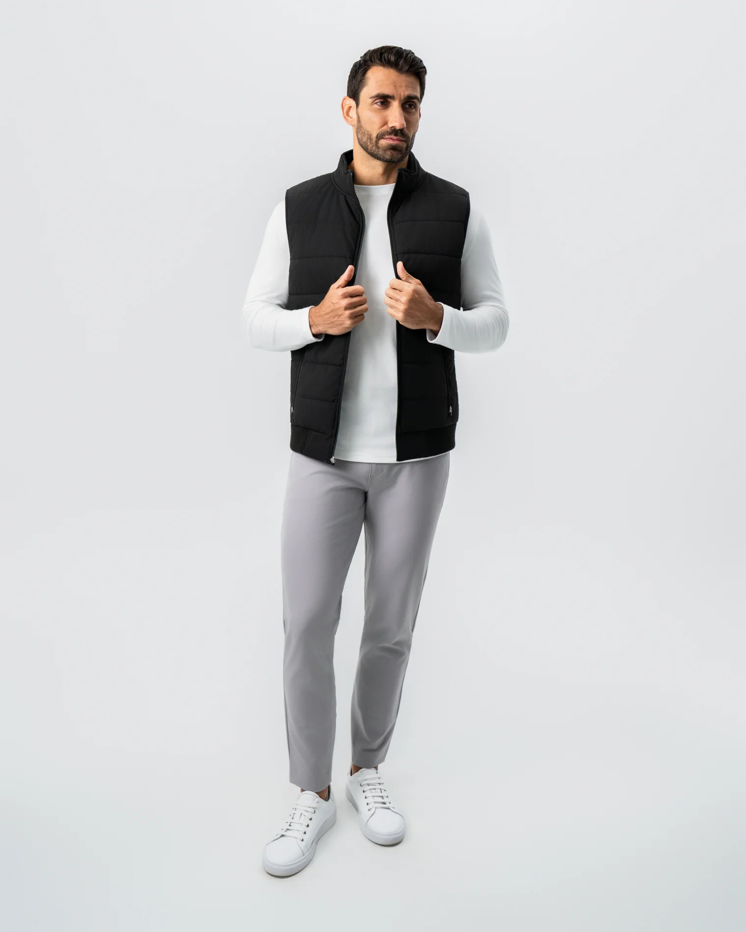 Down Vest - Black - Image 10