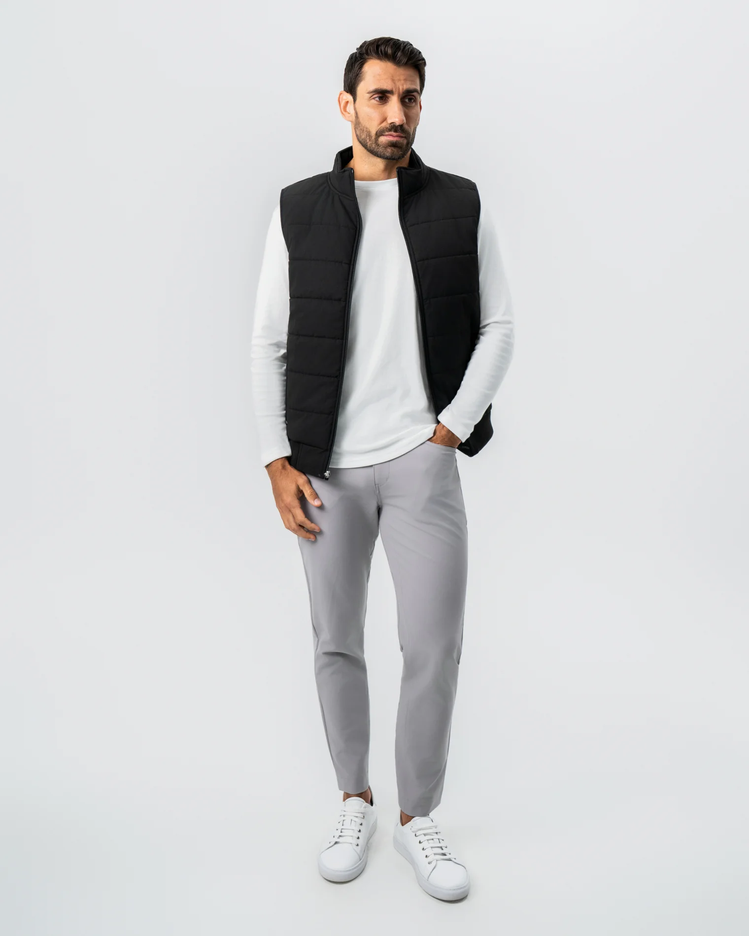 Down Vest - Black - Image 8