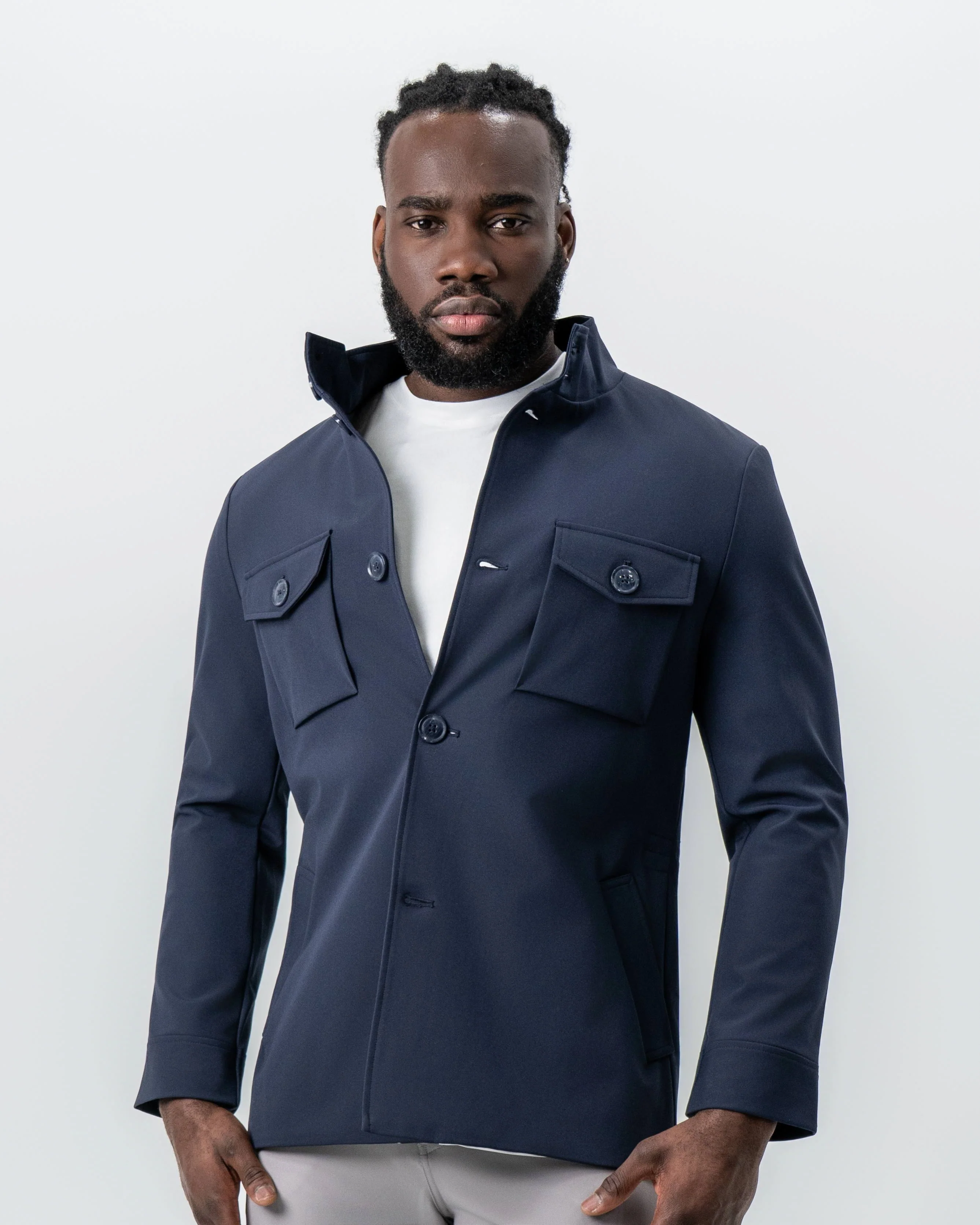 Field Jacket - Navy - Image 2