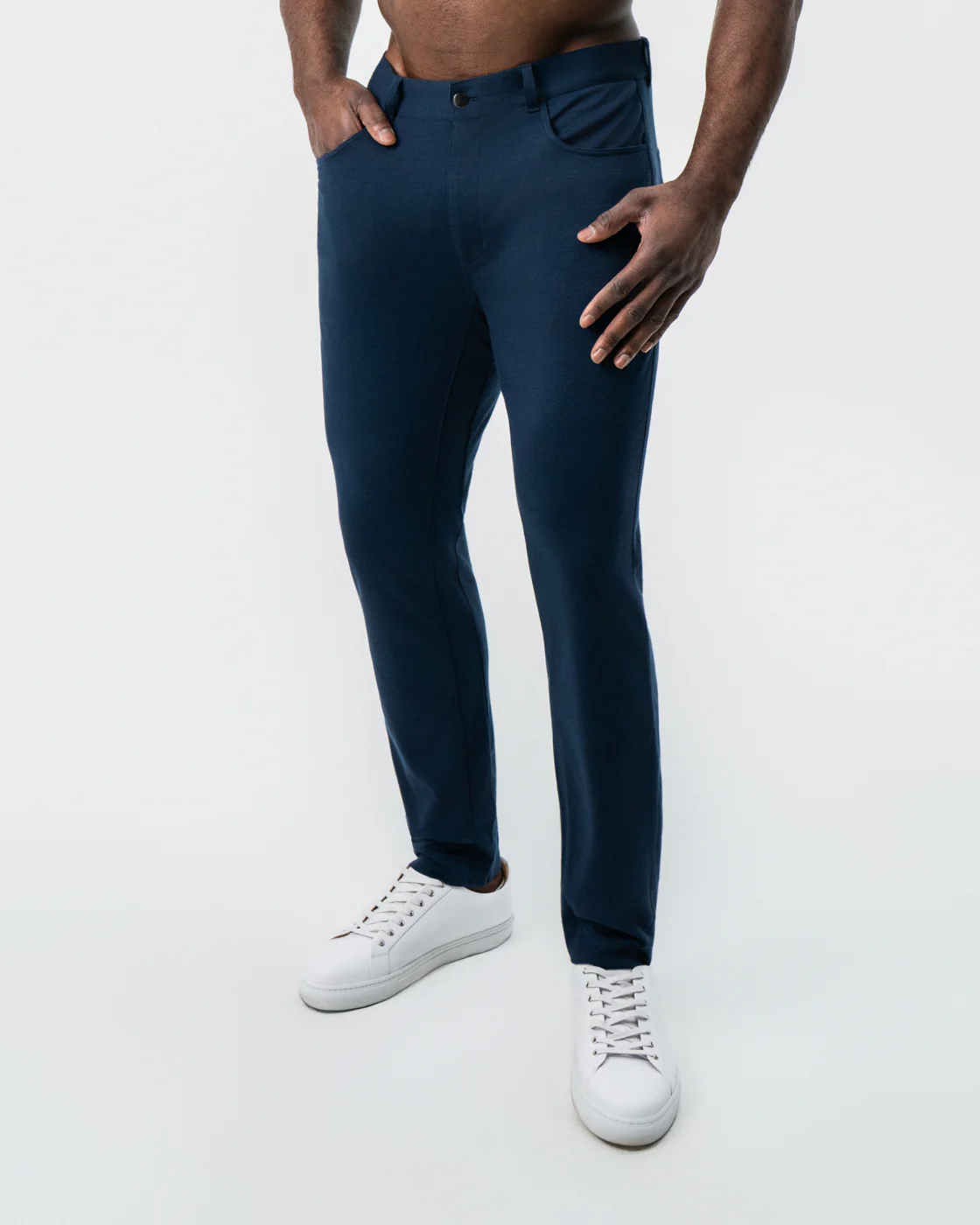 Knit Chino - Navy - Image 4