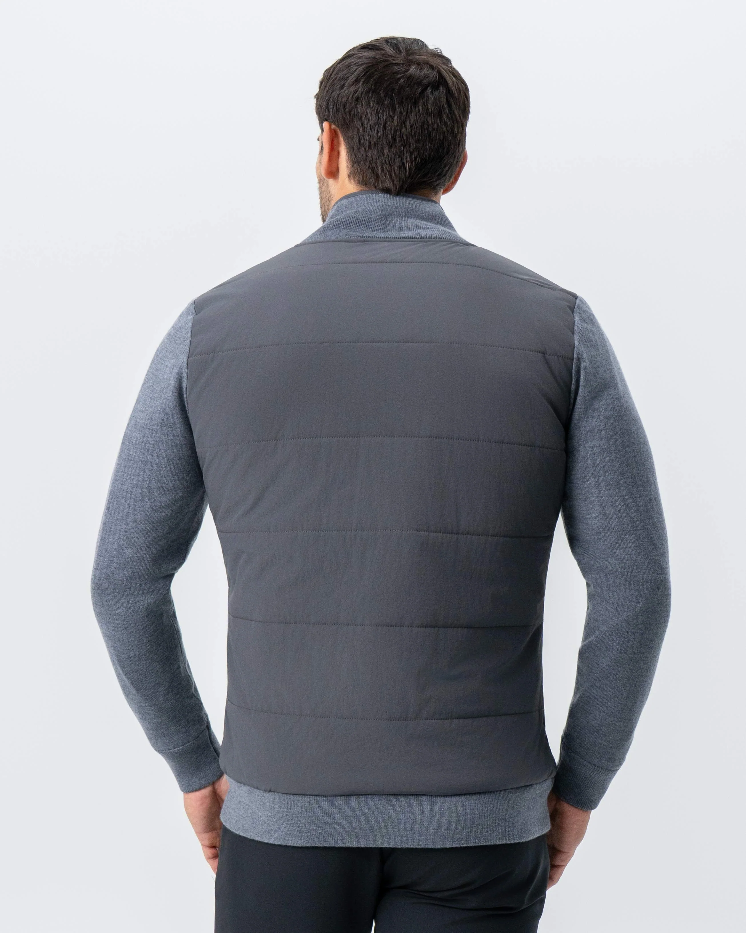 Knit Zip Jacket - Grey - Image 4