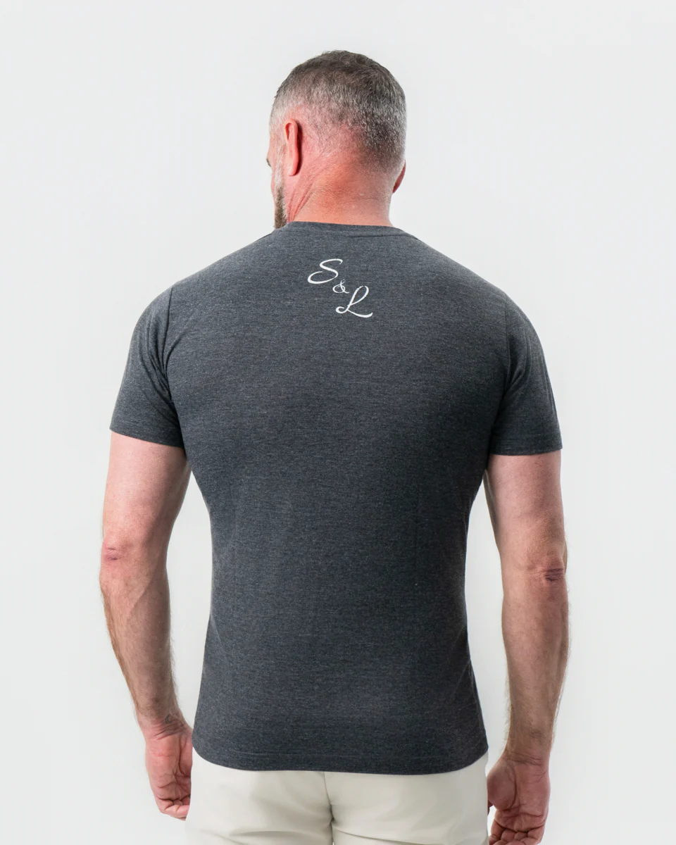 Logo T-Shirt - Charcoal - Image 4