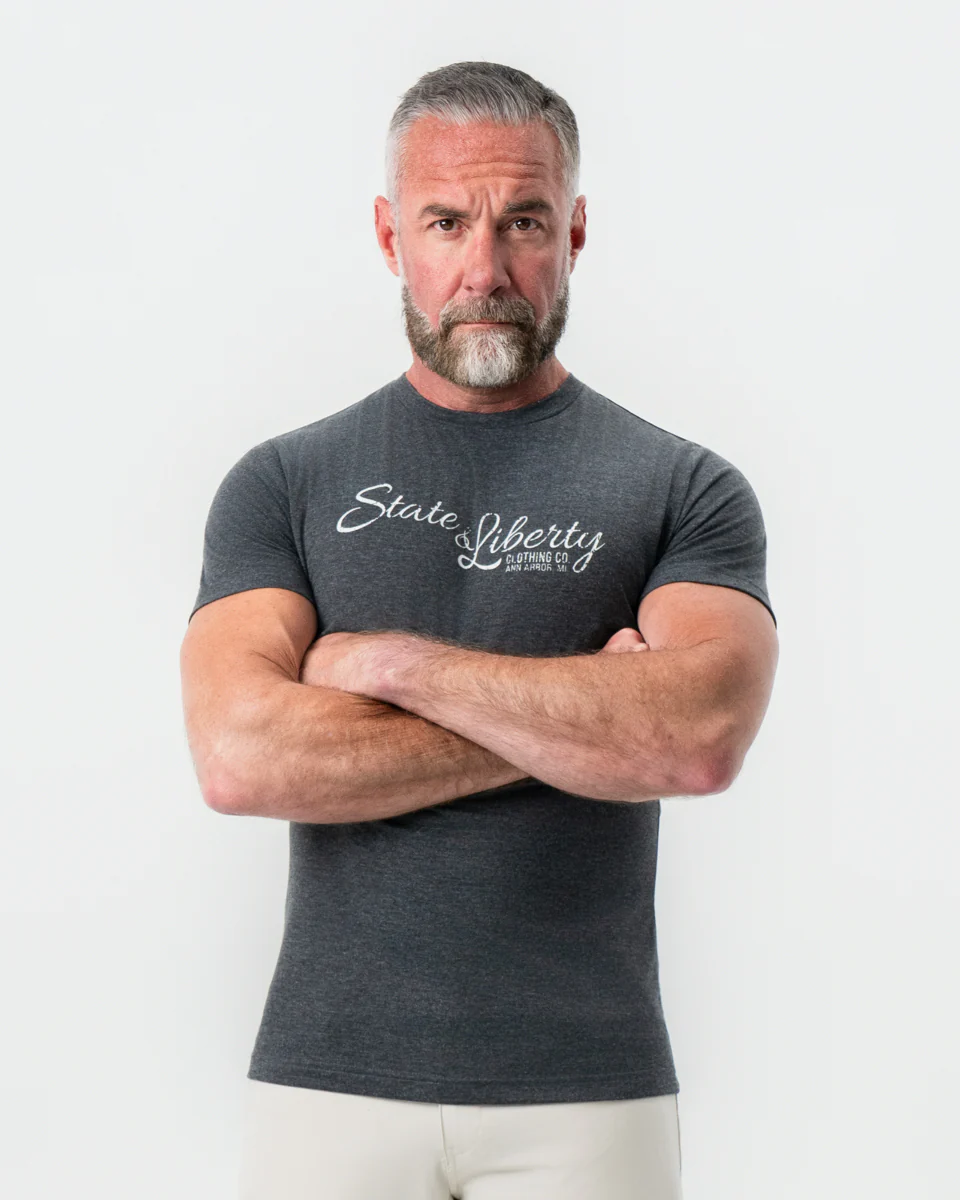 Logo T-Shirt - Charcoal - Image 5