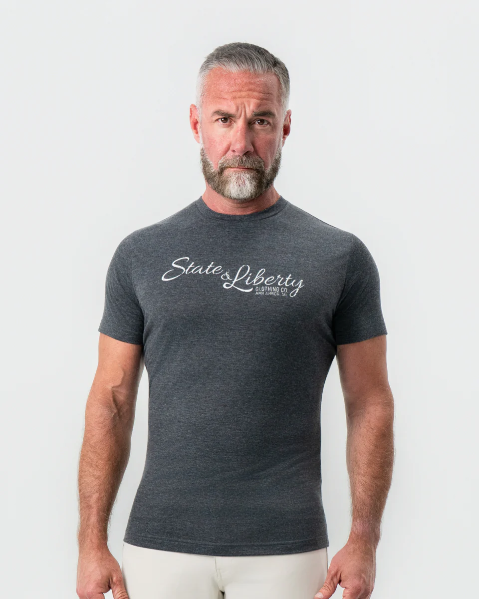 Logo T-Shirt - Charcoal - Image 6