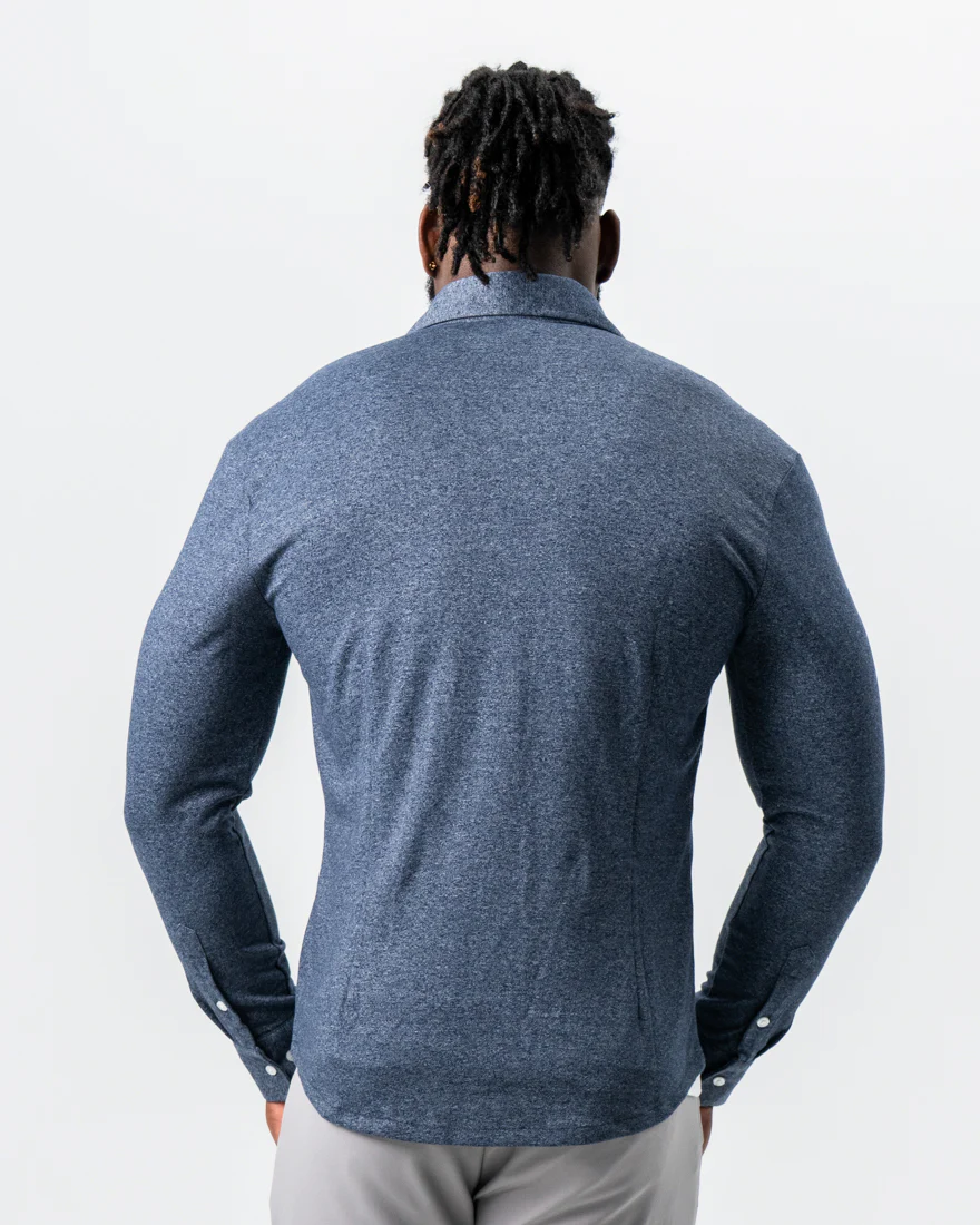 Patch Pocket Button Down - Navy - Image 4