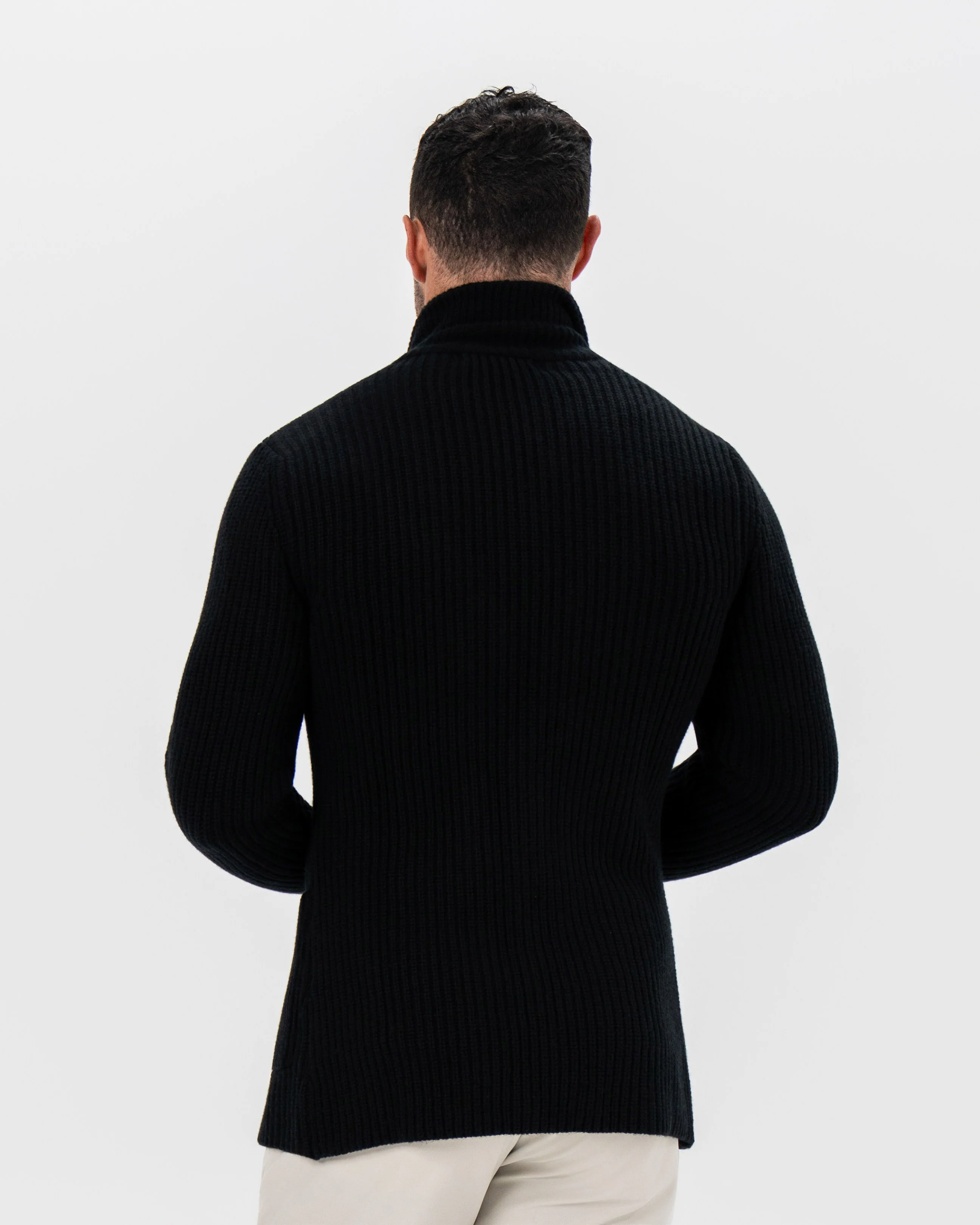 Sweater Blazer - Black - Image 3