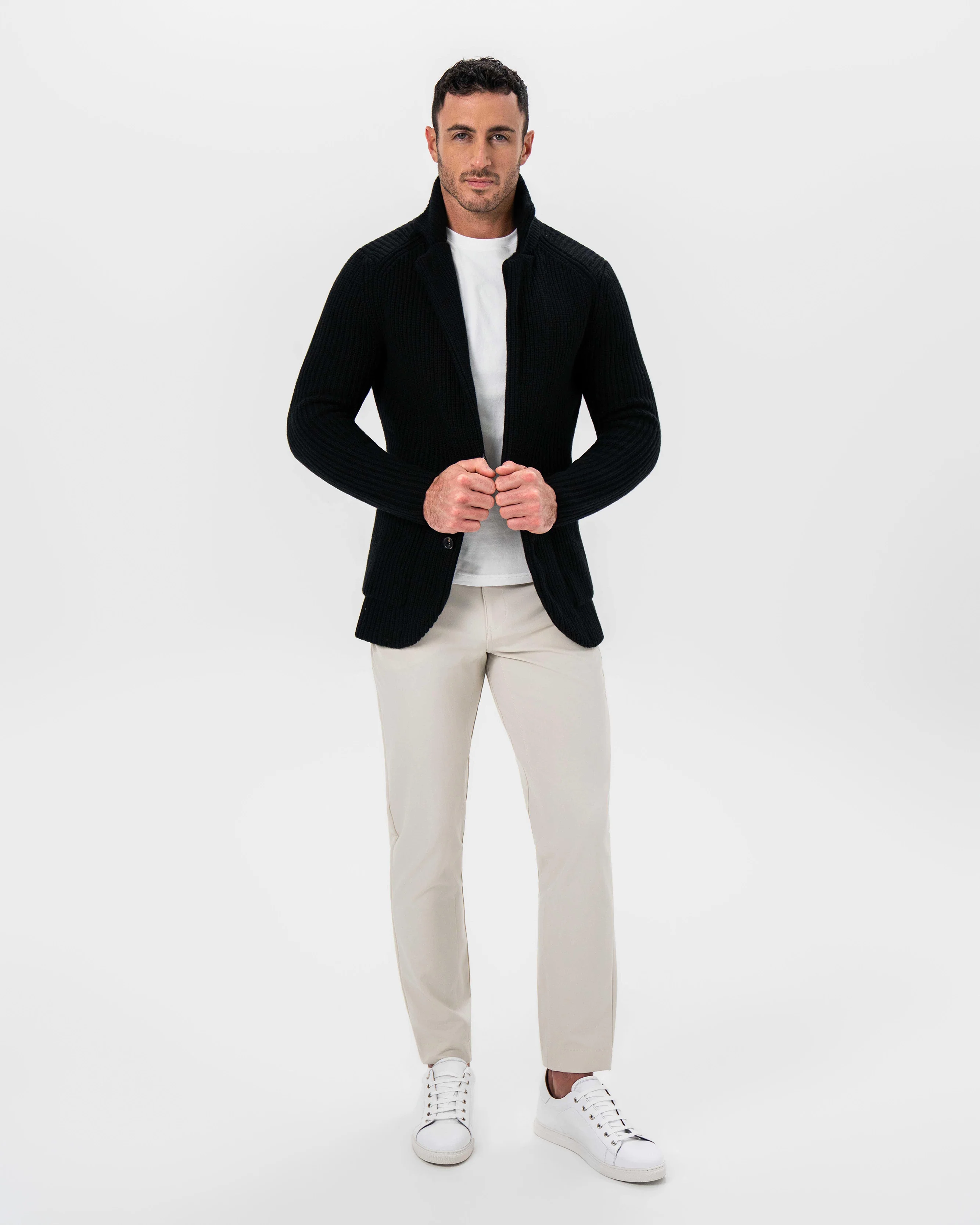 Sweater Blazer - Black - Image 6
