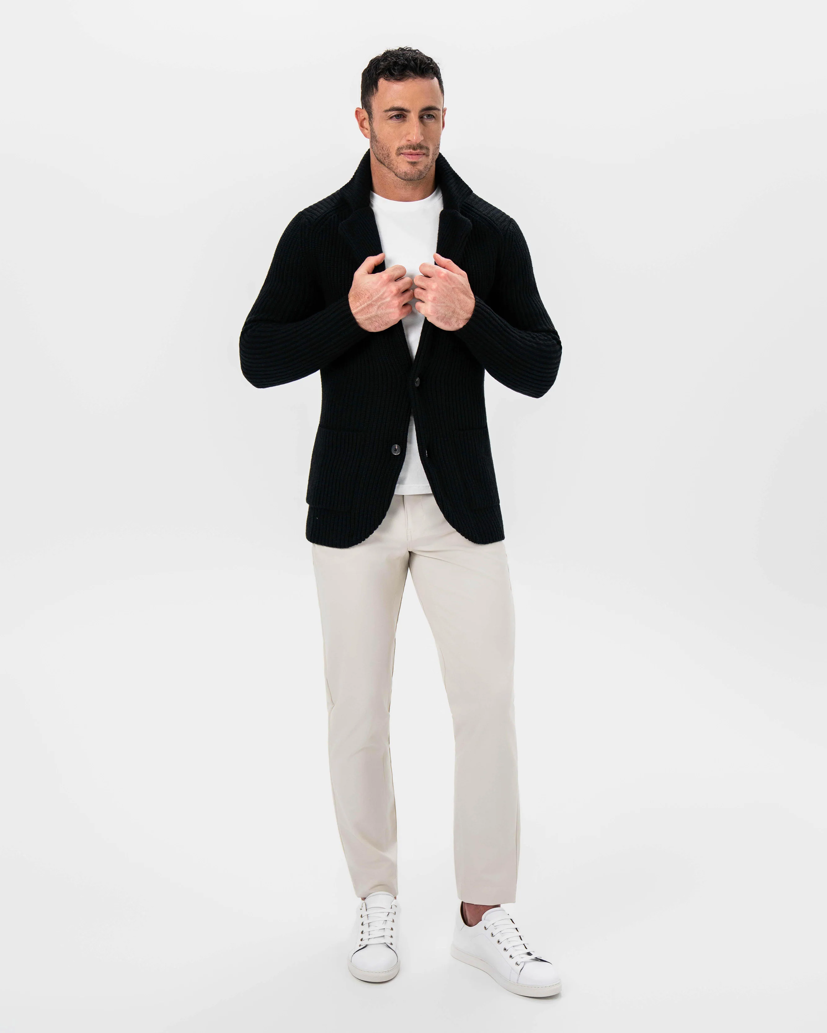 Sweater Blazer - Black - Image 7