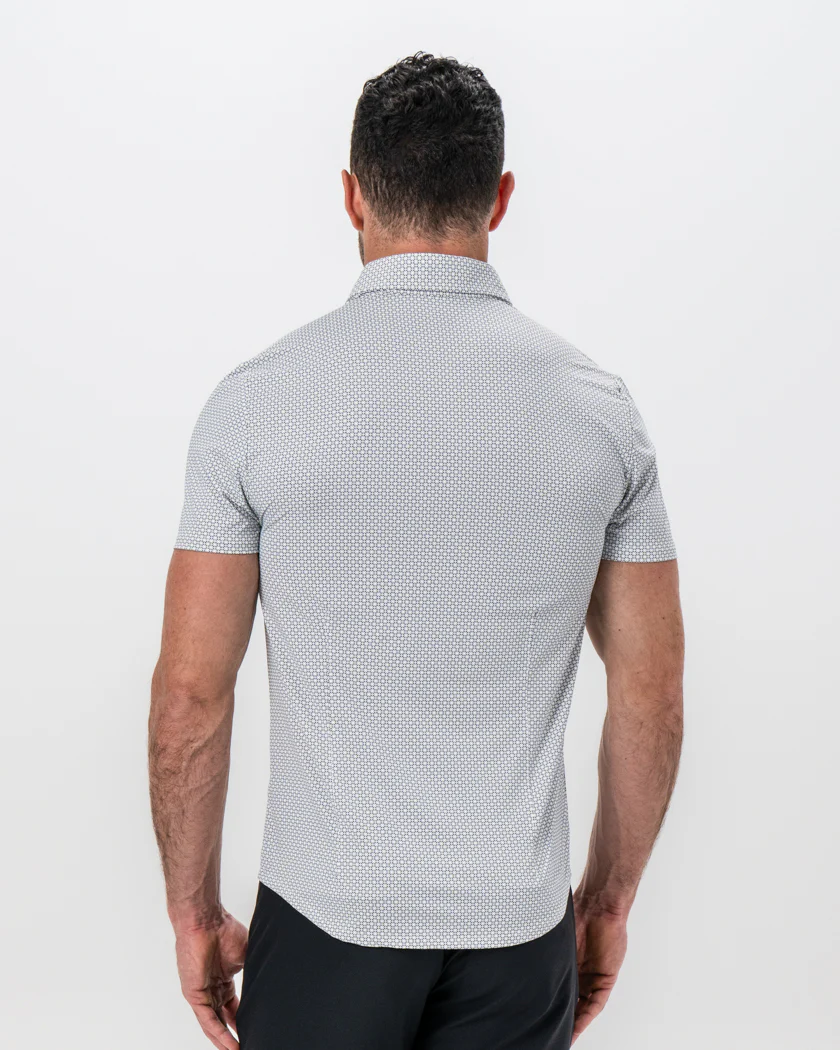 "The Barkley" Black & White Geometric Interlock - Image 3