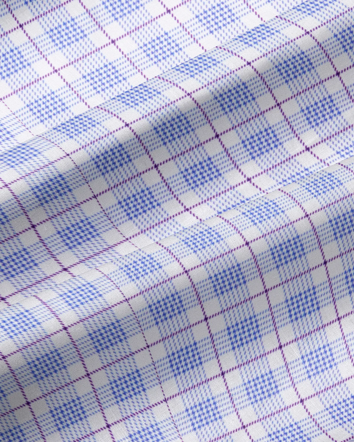"The Baron" Purple and Blue Plaid - Classic Fit - Image 2