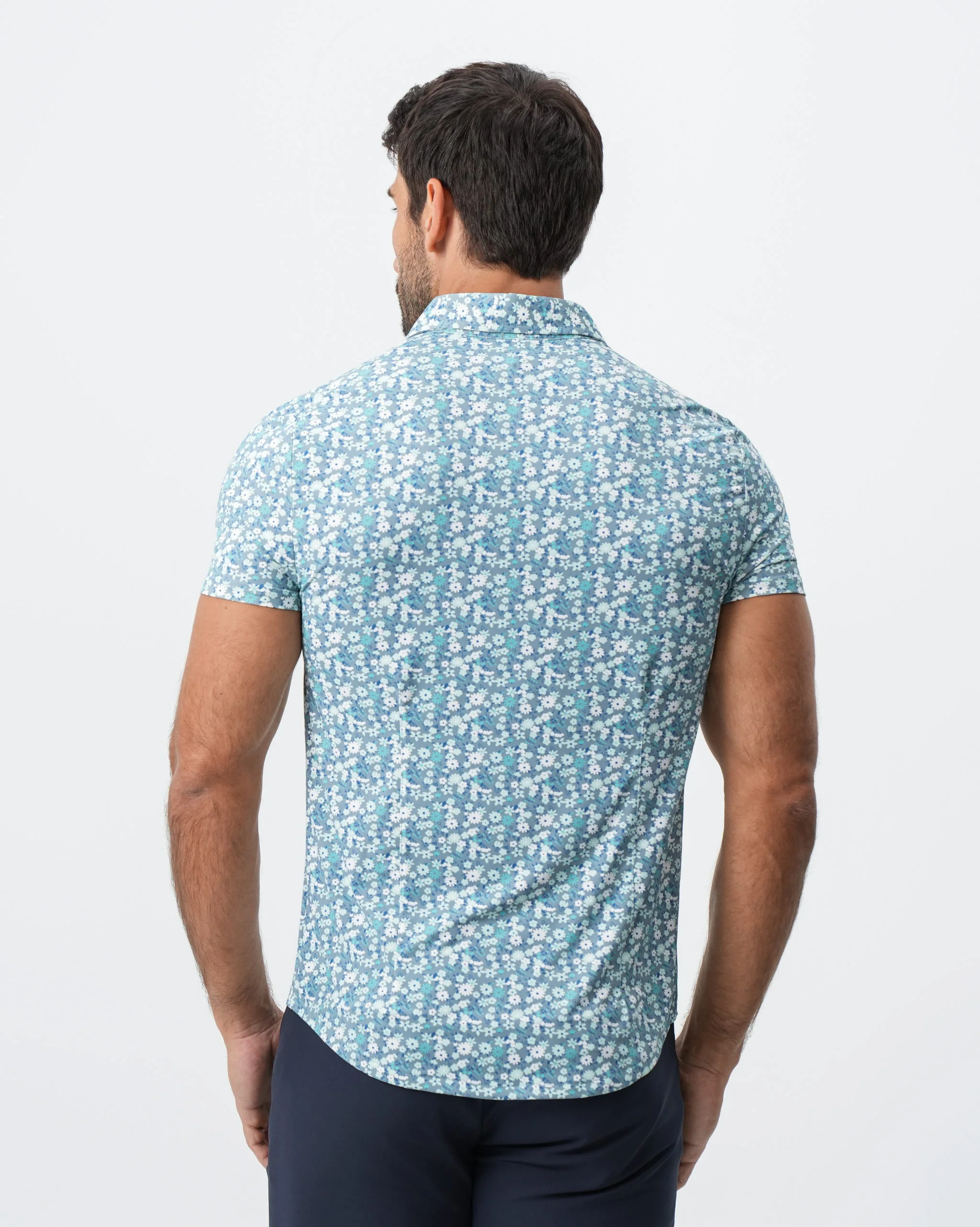 "The Bloom" Grey with Floral Print - Image 4