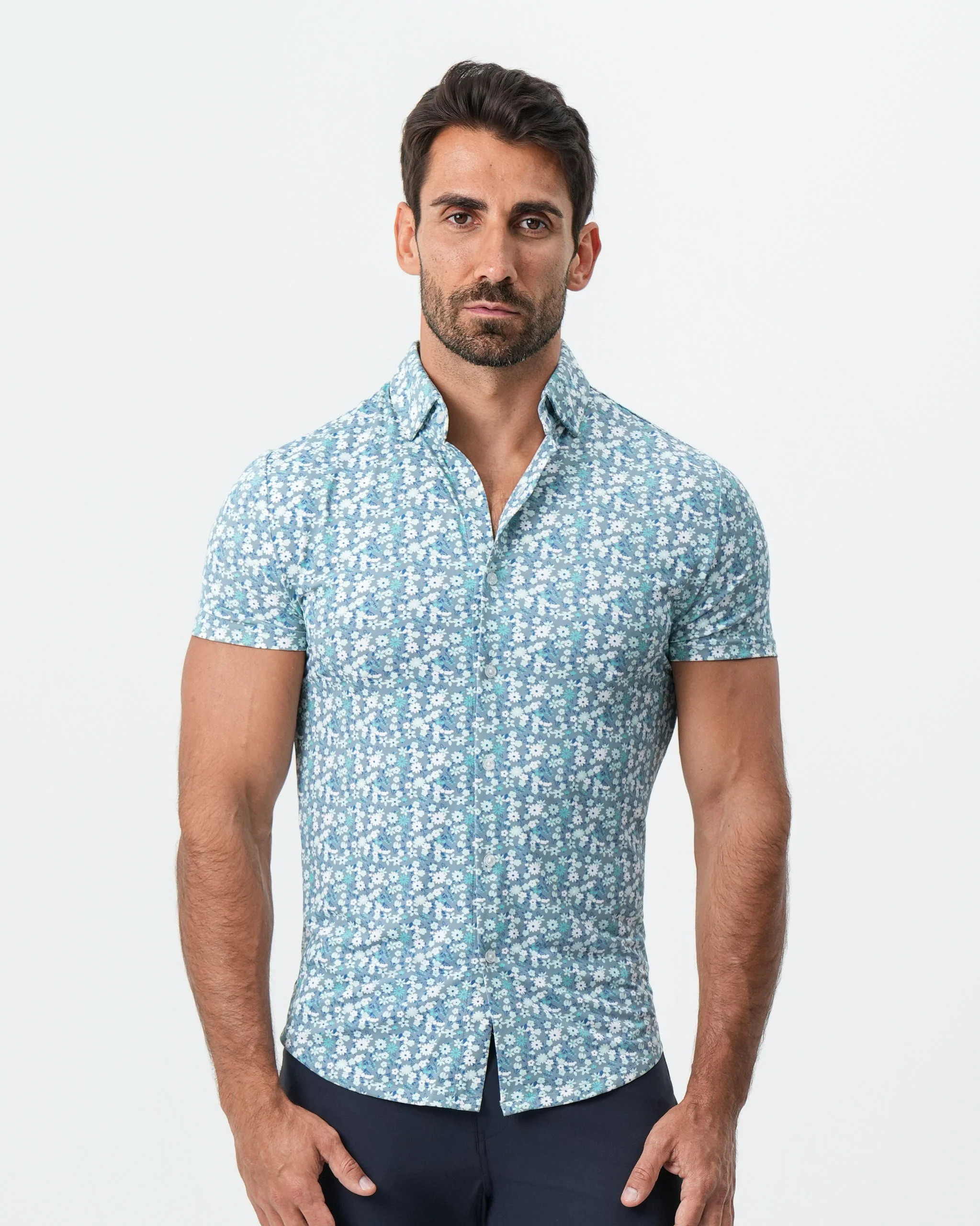 "The Bloom" Grey with Floral Print - Image 5