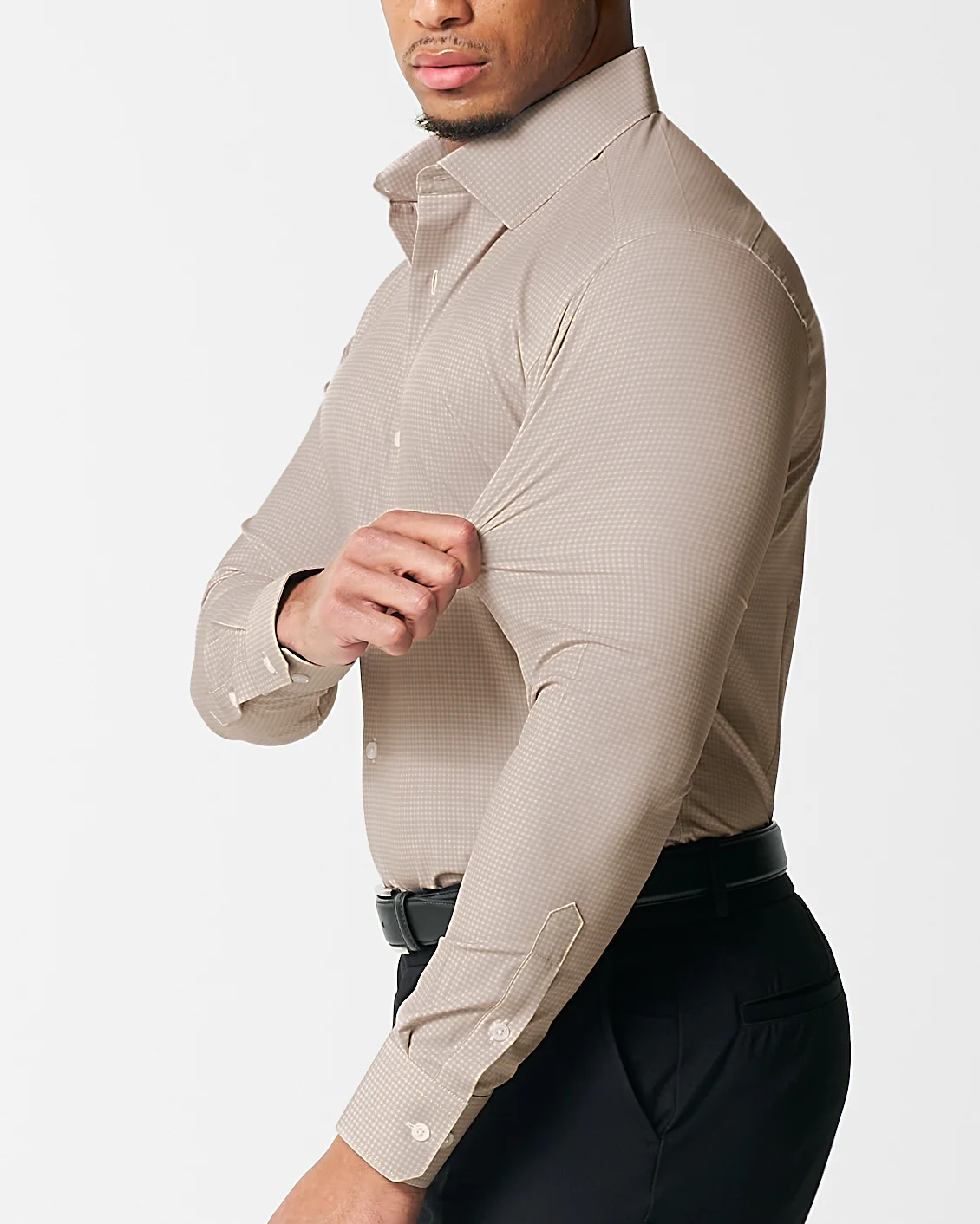 "The Brooks" Light Brown Double Check - Image 2