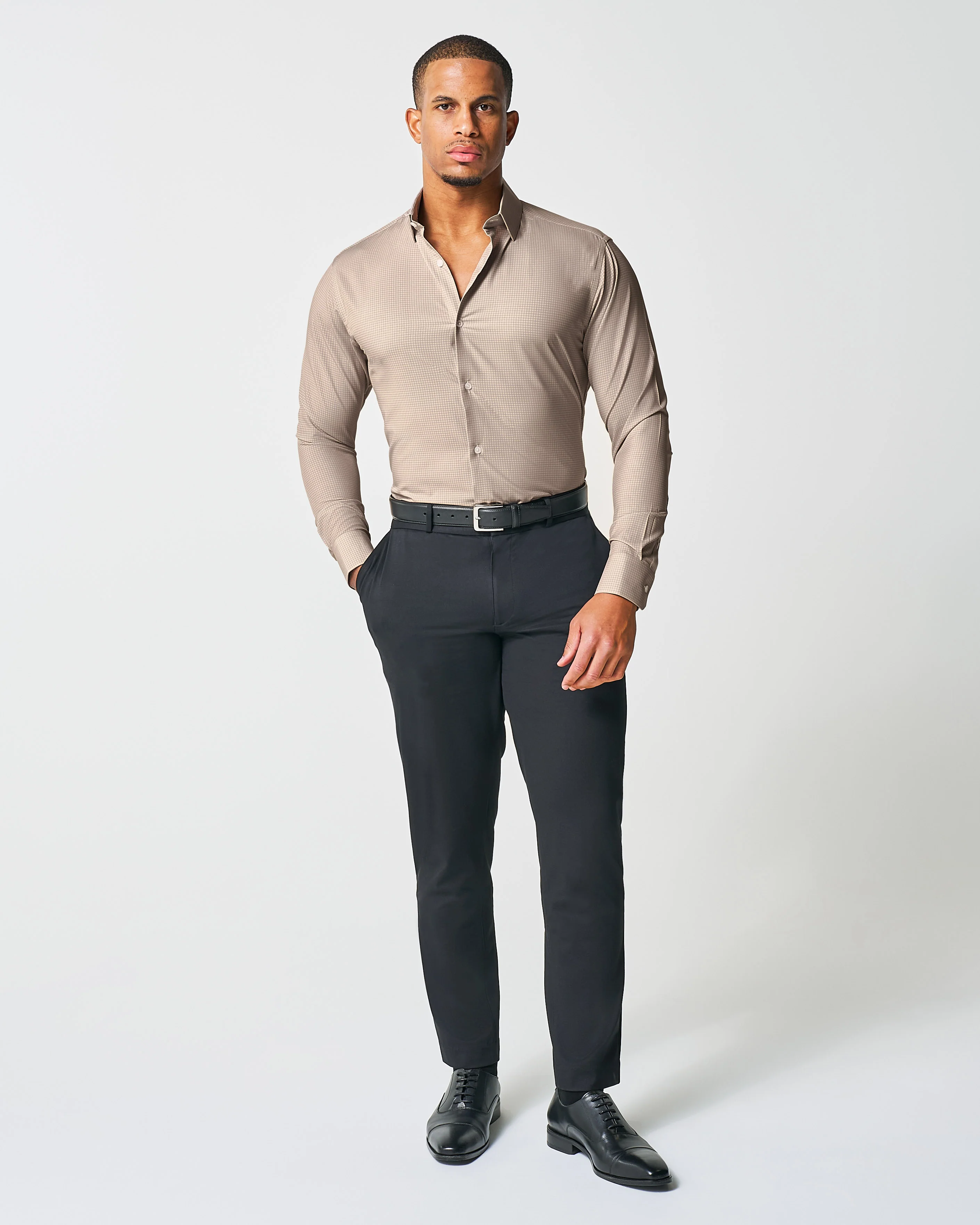 "The Brooks" Light Brown Double Check - Image 3