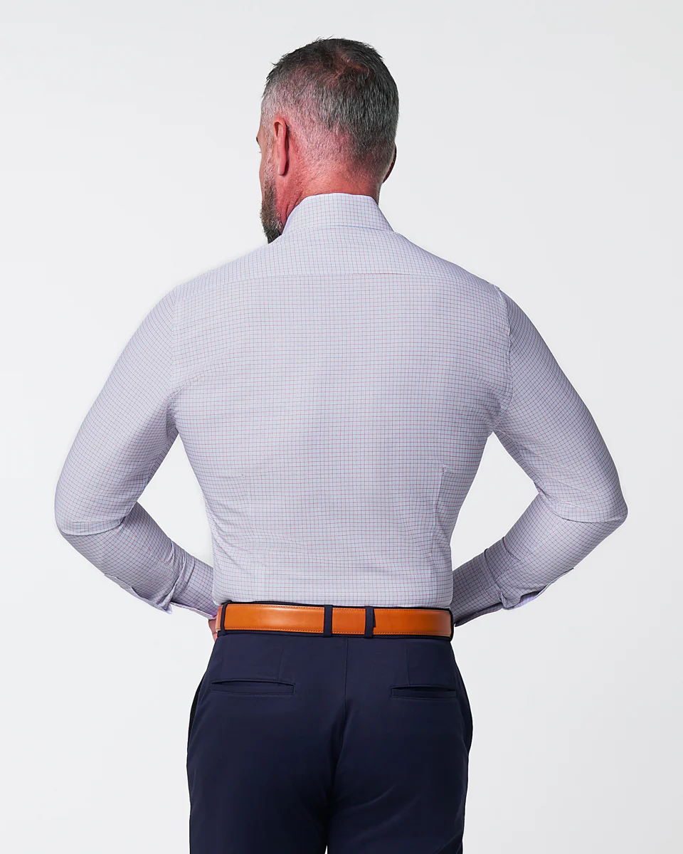 "The Buck" Orange and Blue Pattern - Classic Fit - Image 3