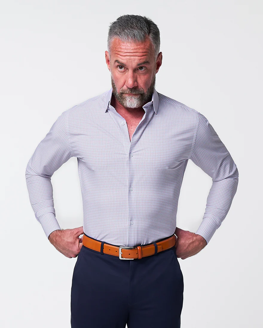 "The Buck" Orange and Blue Pattern