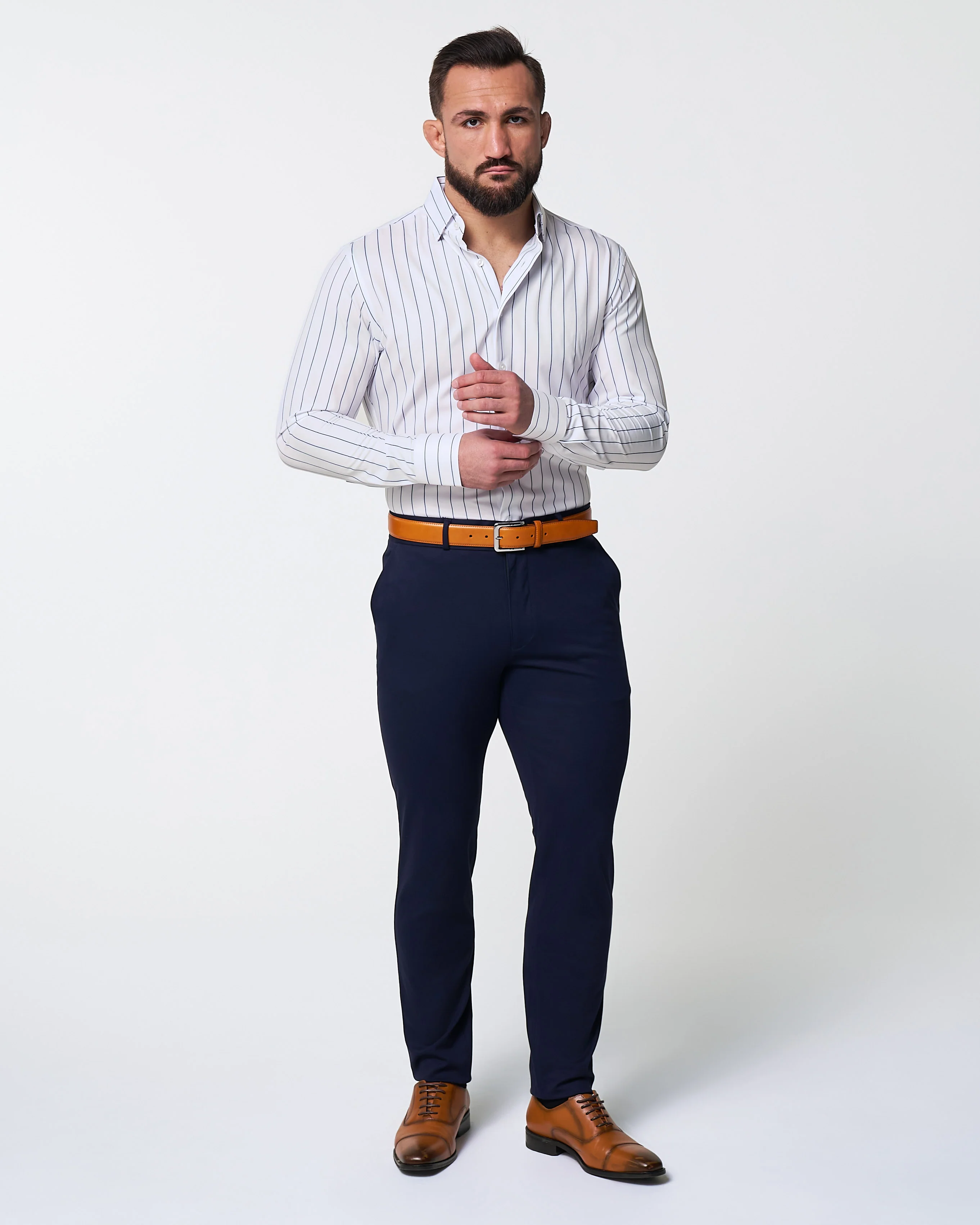 "The Cape" Wide Navy Stripe - Image 3