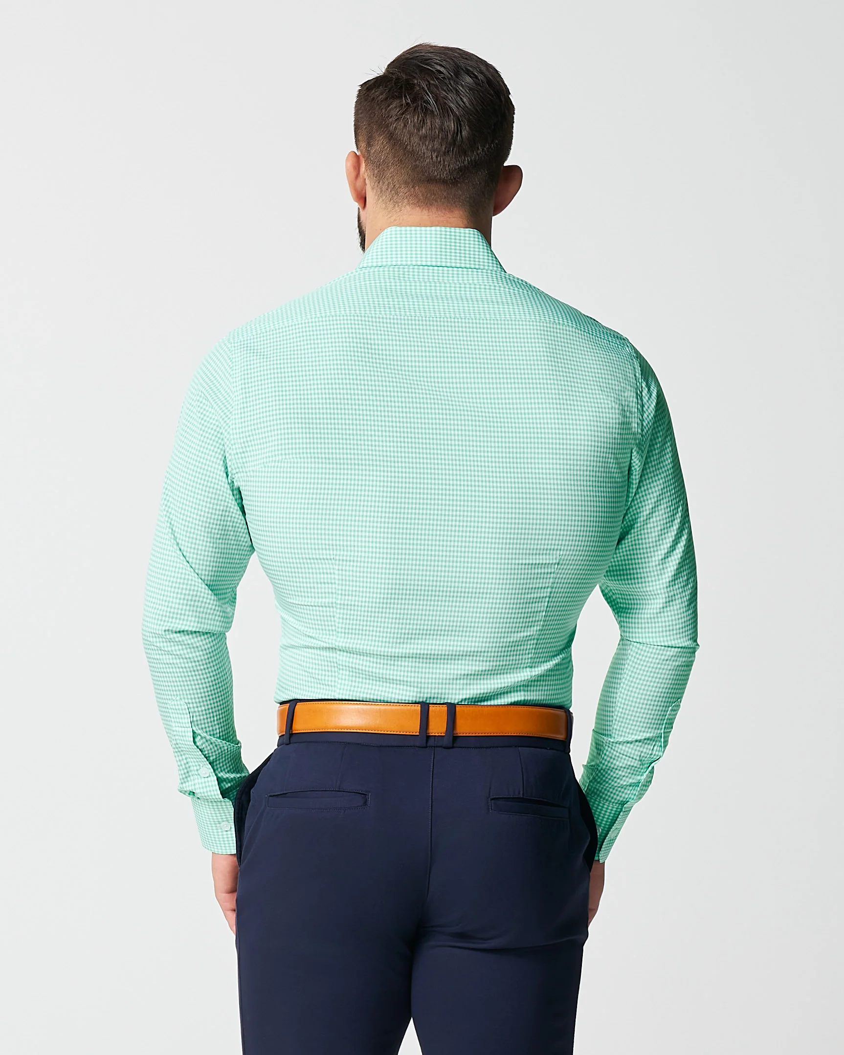"The Charley" Mint Green Gingham - Image 4