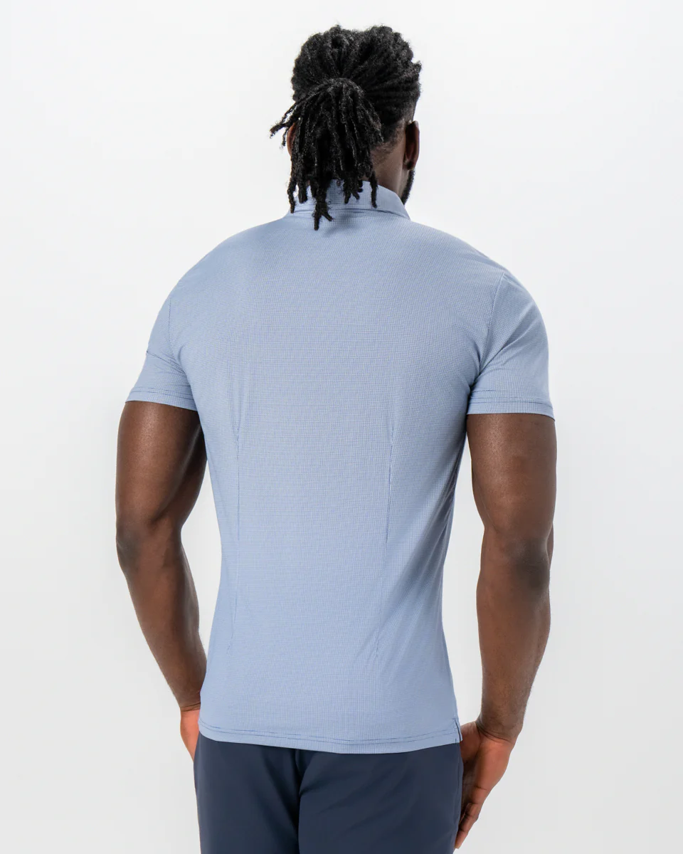 "The Crosby" Navy & White Mini Geo Pattern - Image 4