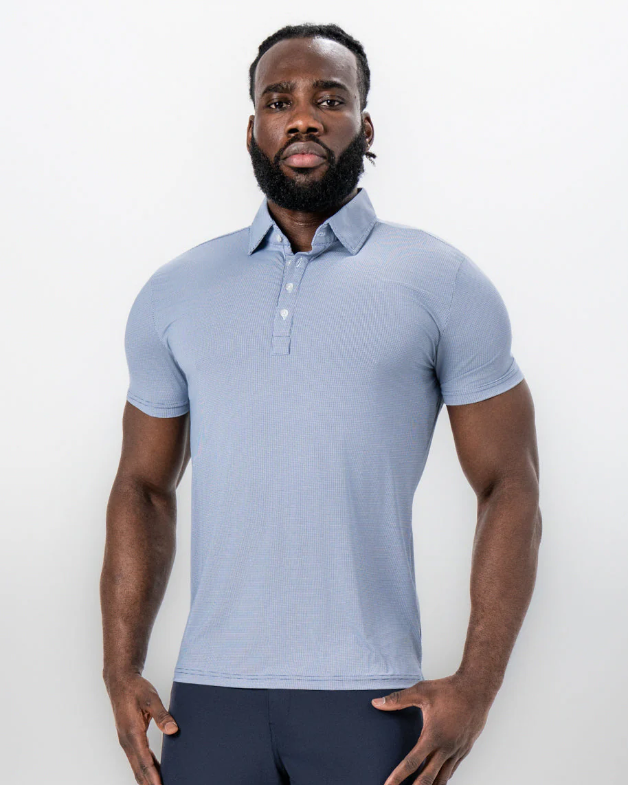 "The Crosby" Navy & White Mini Geo Pattern - Image 5