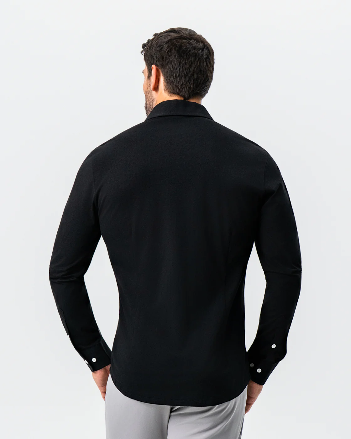 "The Dexter" Black Button Down - Image 3