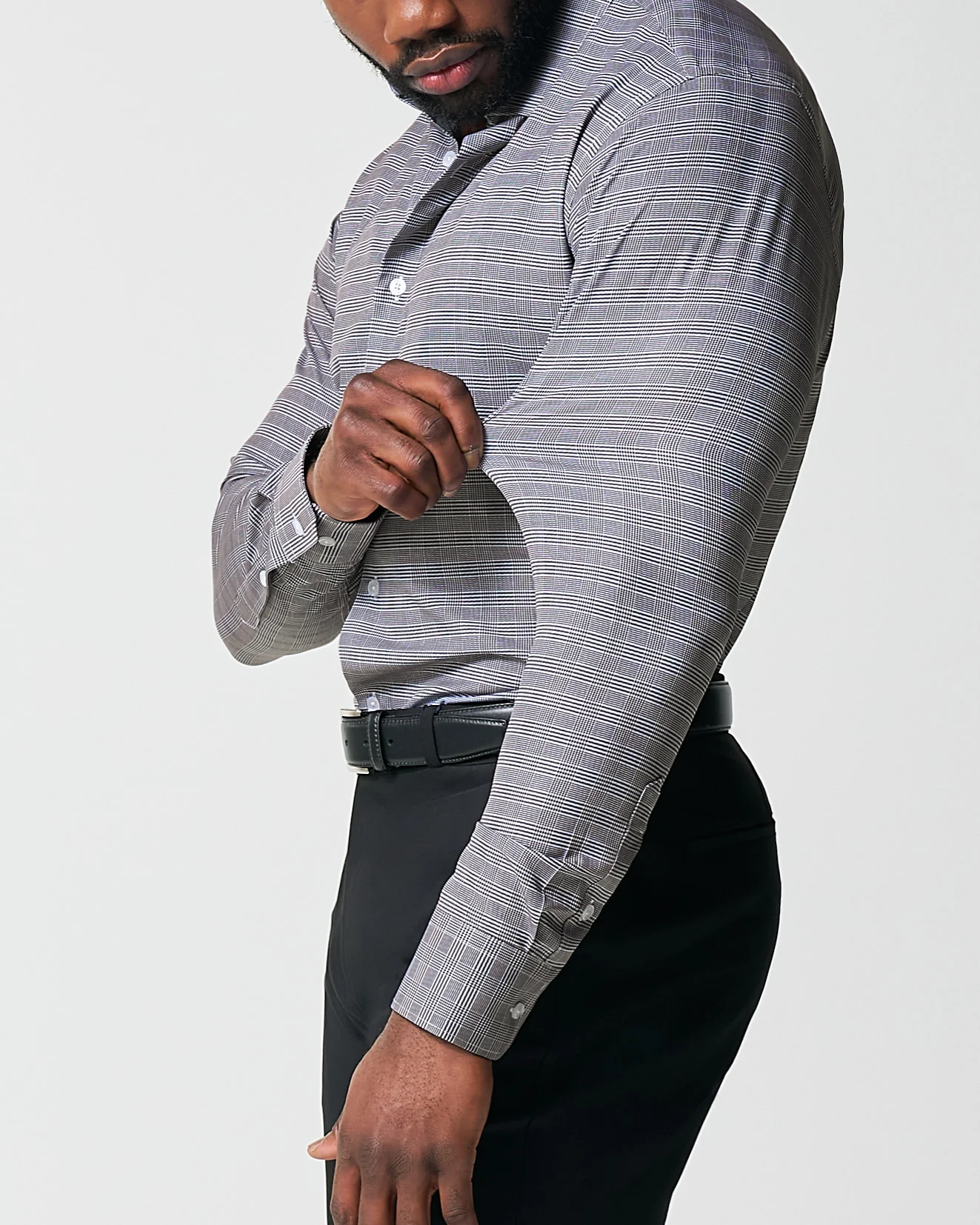 "The Gunnar" Grey and Black Plaid - Image 2