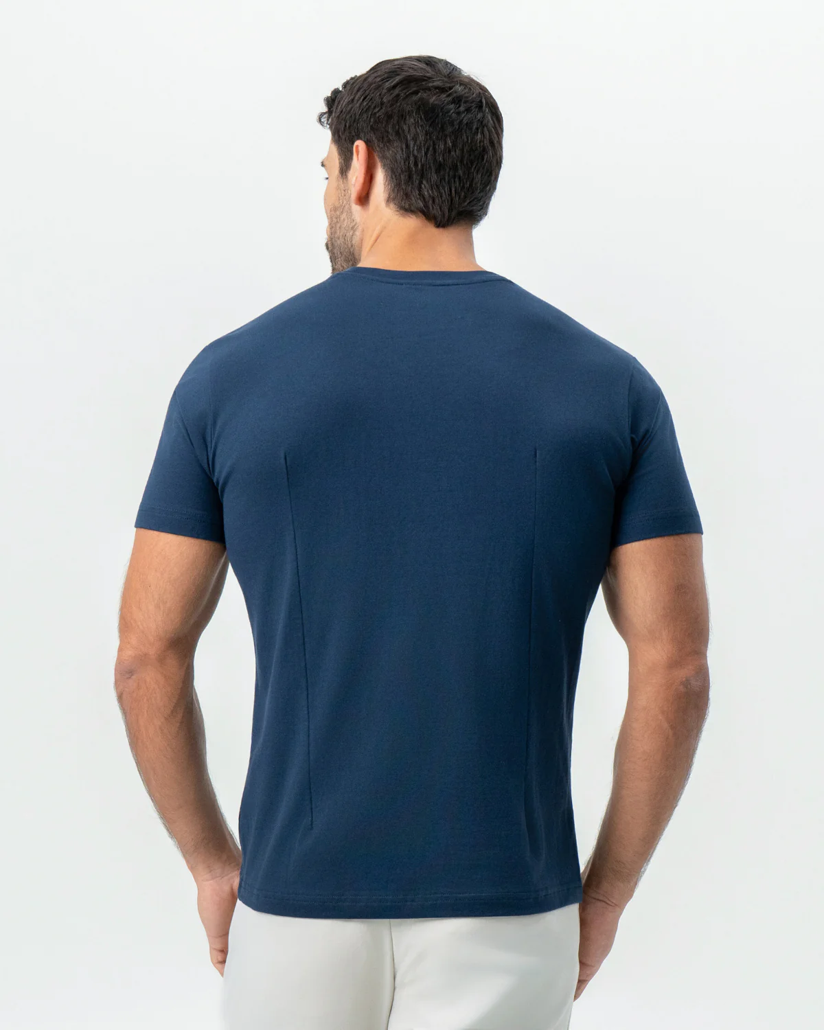 "The Hartford" Navy Short Sleeve Crewneck - Image 4