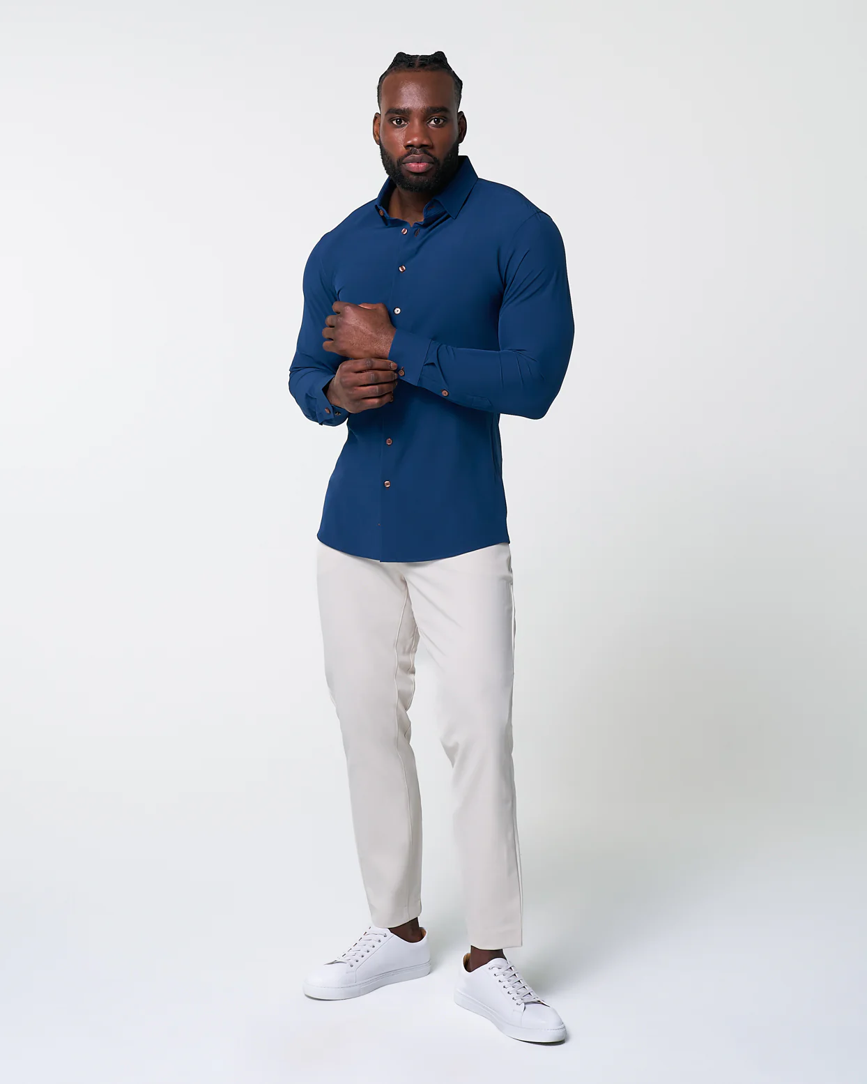 "The Howard" Solid Navy - Image 5
