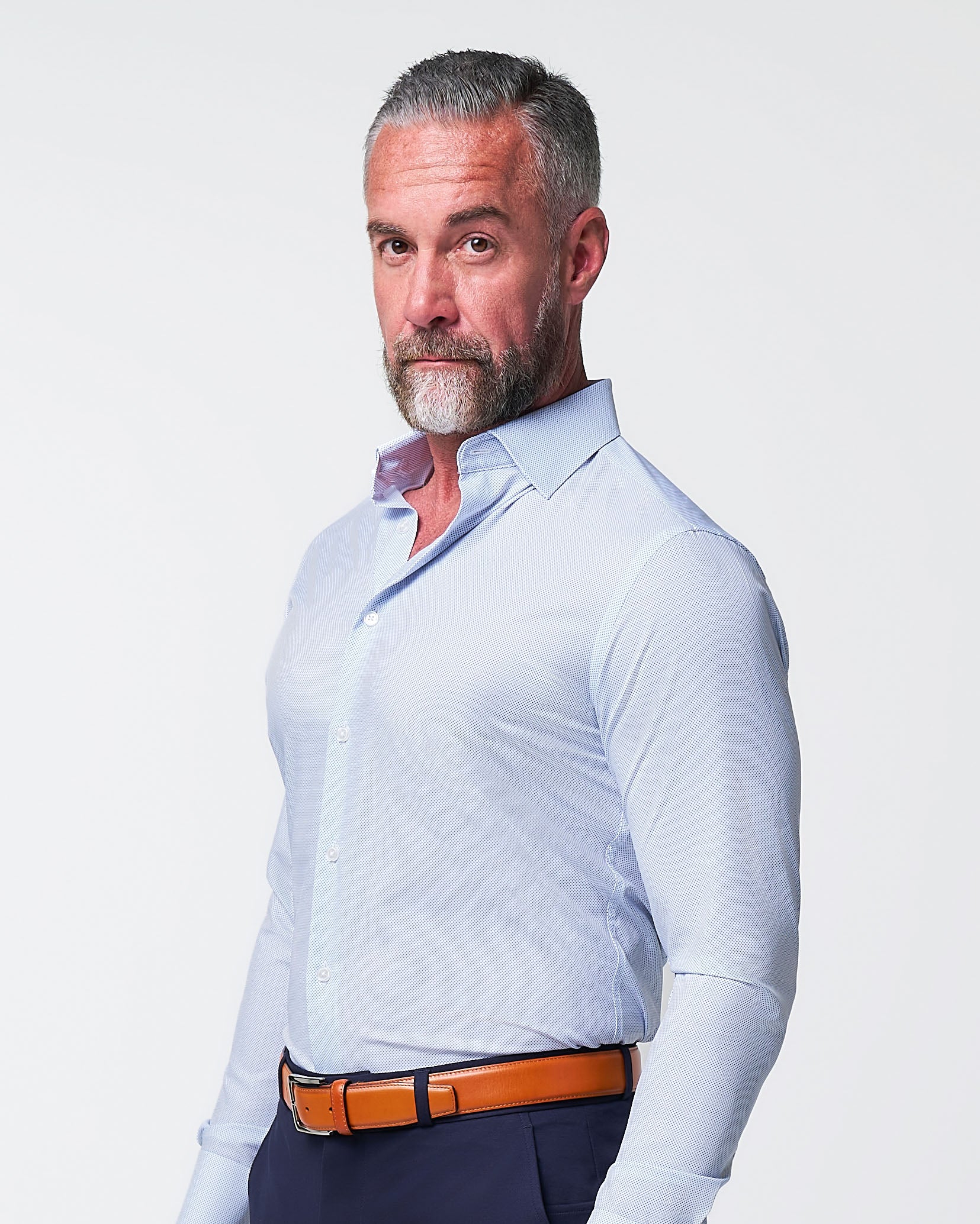 "The Jameson" Mini Navy Dot - Classic Fit - Image 5