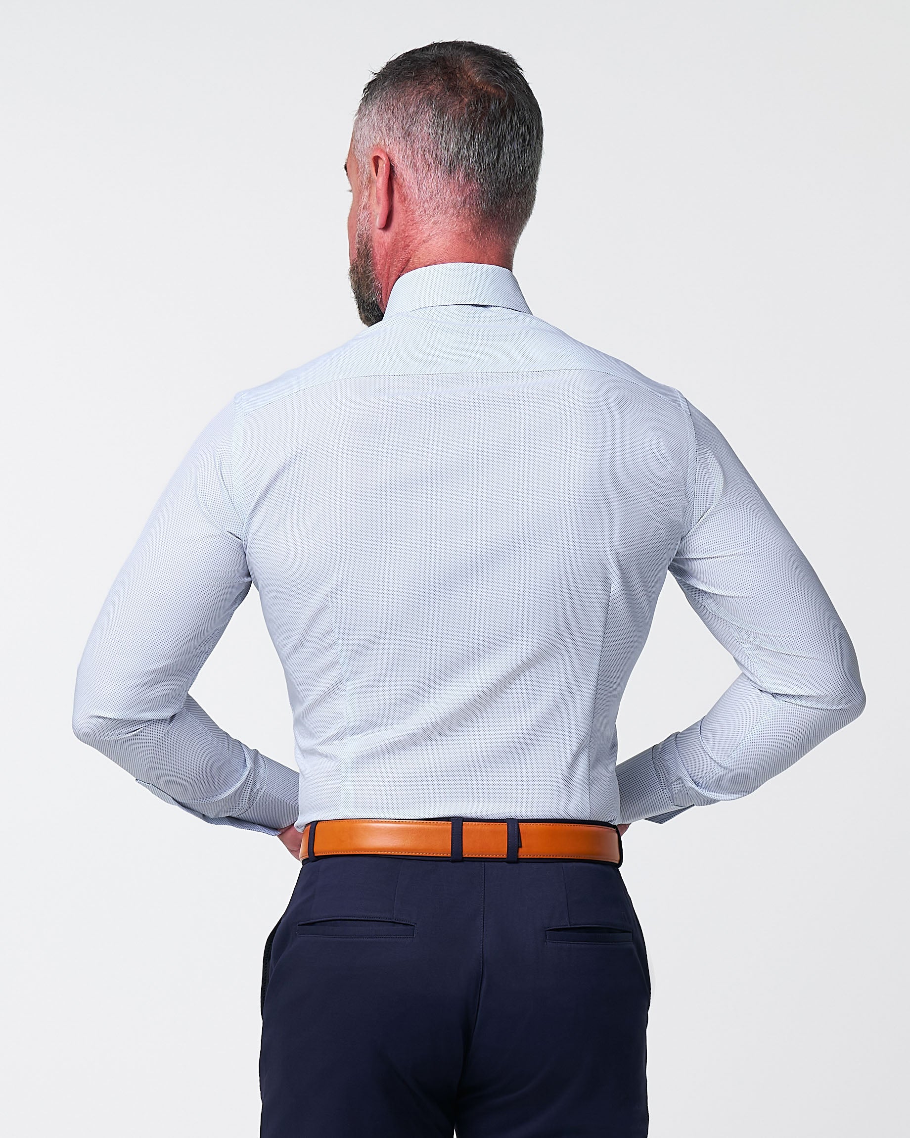 "The Jameson" Mini Navy Dot - Classic Fit - Image 6