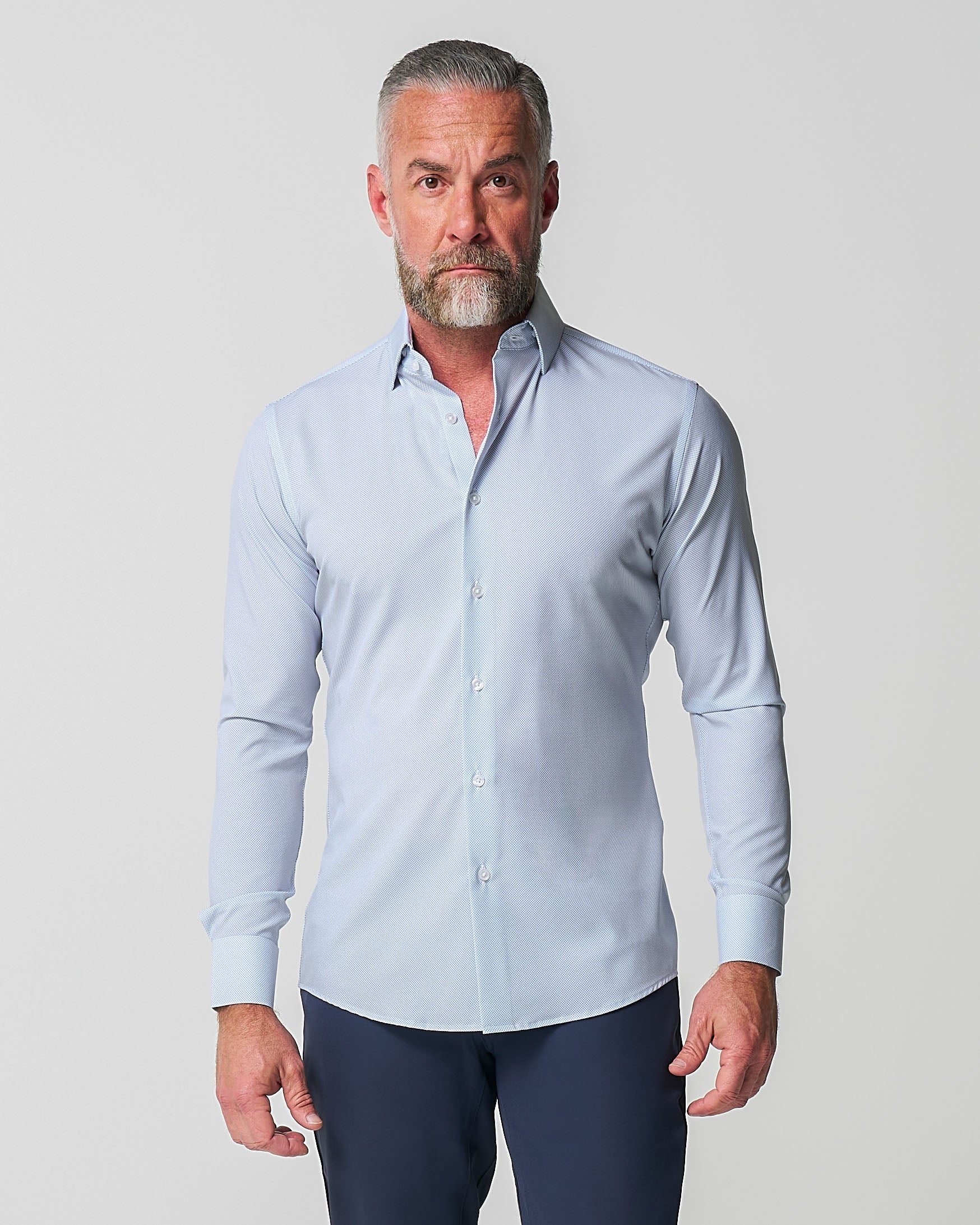 "The Jameson" Mini Navy Dot - Classic Fit - Image 7