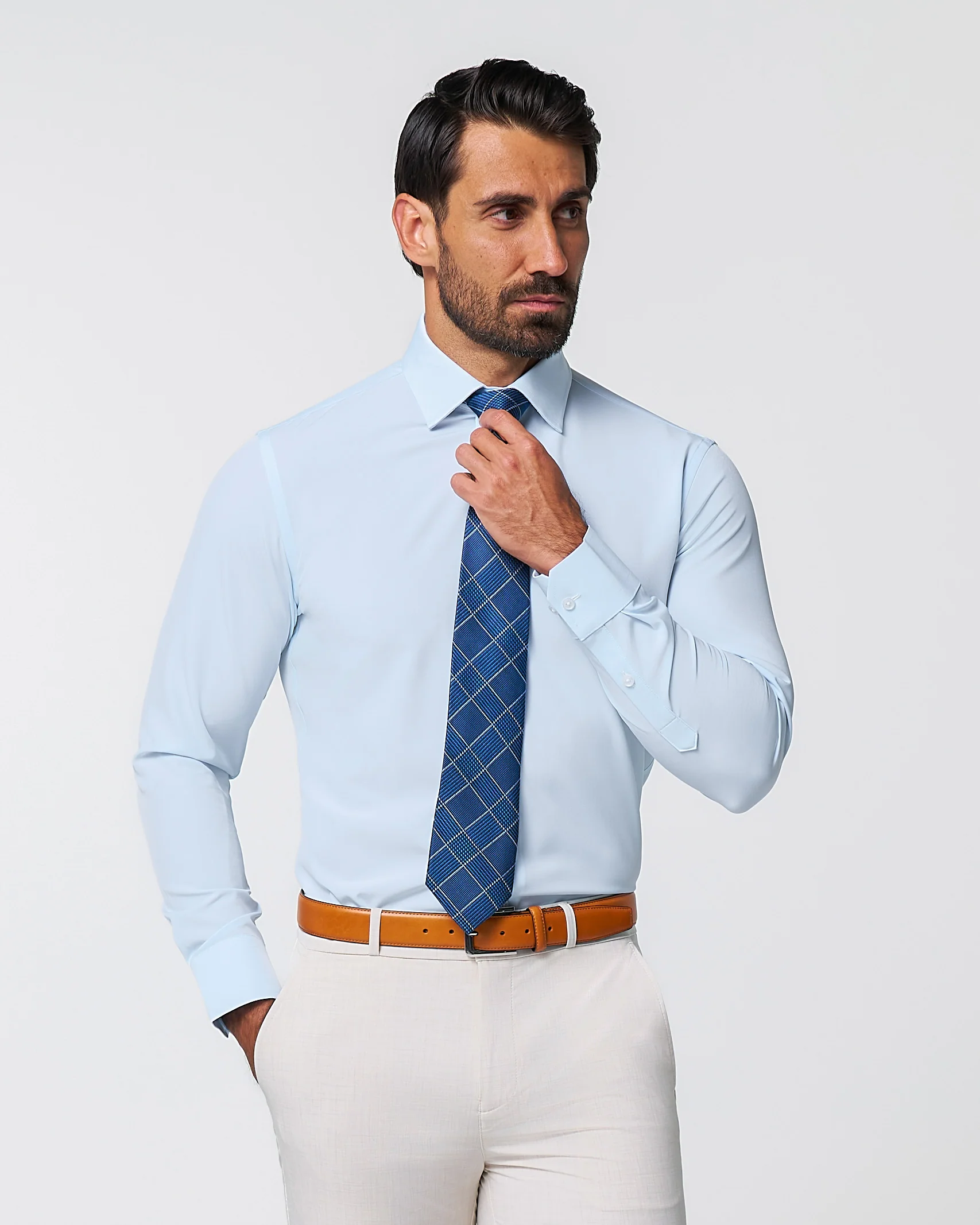"The Javier" Pale Blue - Classic Fit - Image 5
