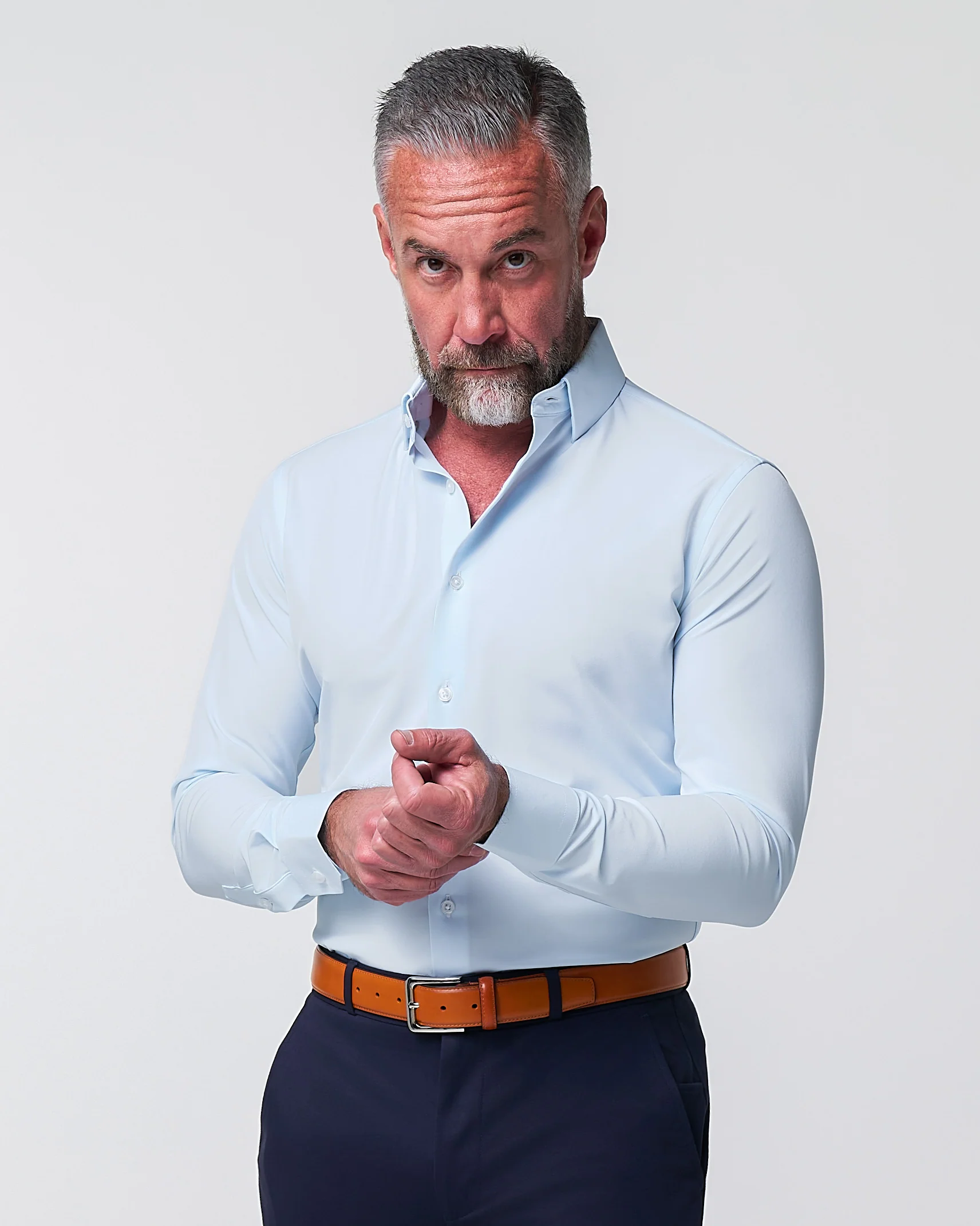 "The Javier" Pale Blue - Classic Fit - Image 9