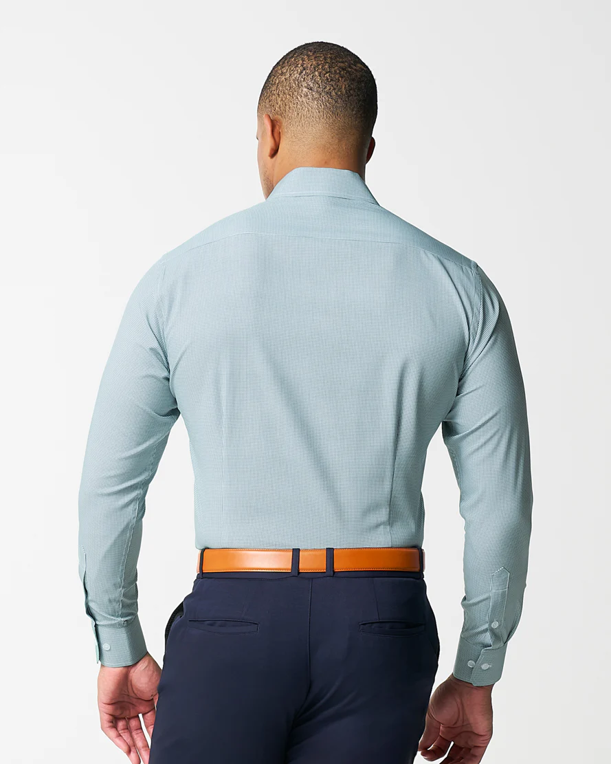 "The Kane" Green & White Houndstooth - Image 5