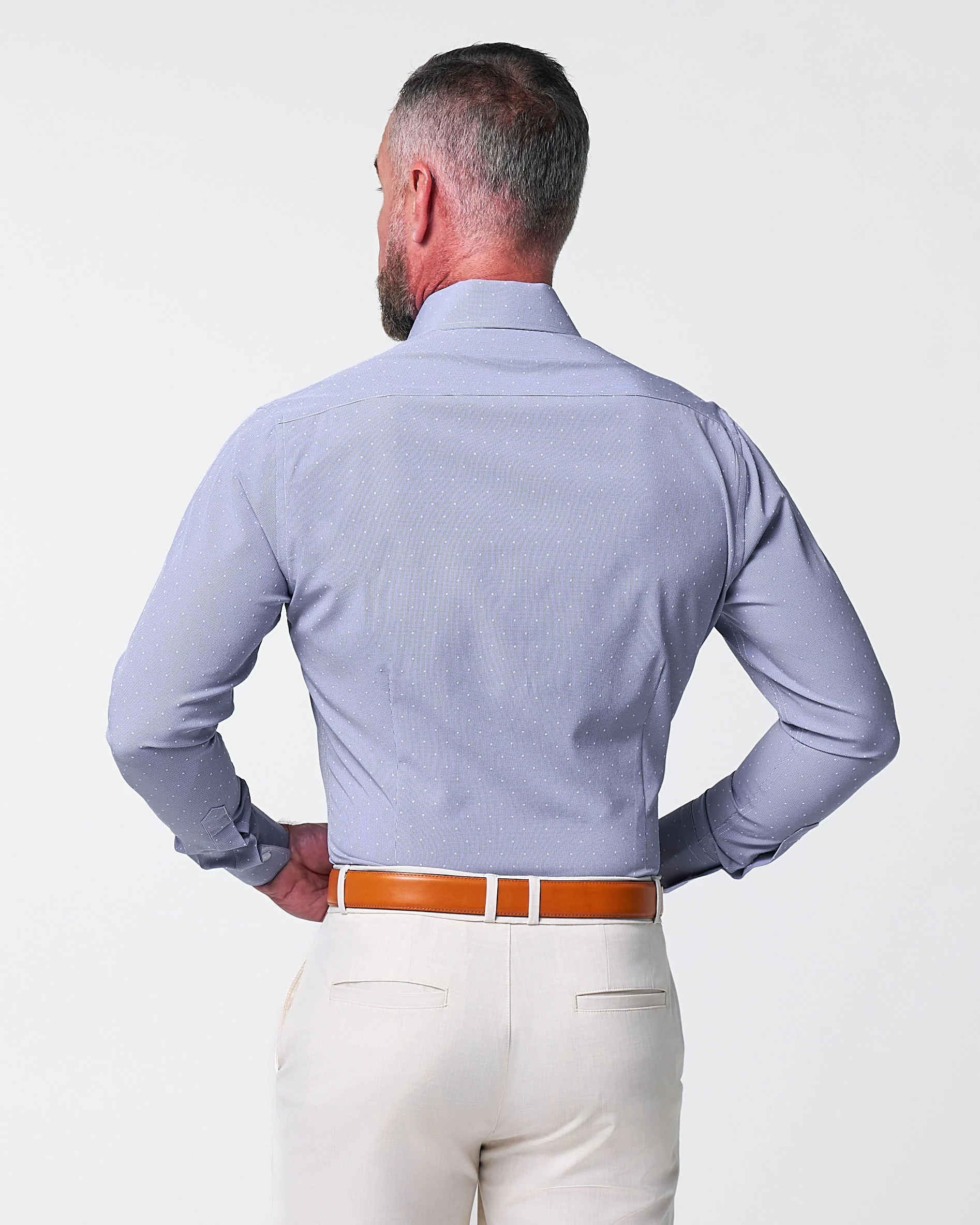 "The Lambert" Blue with White Dots - Image 5